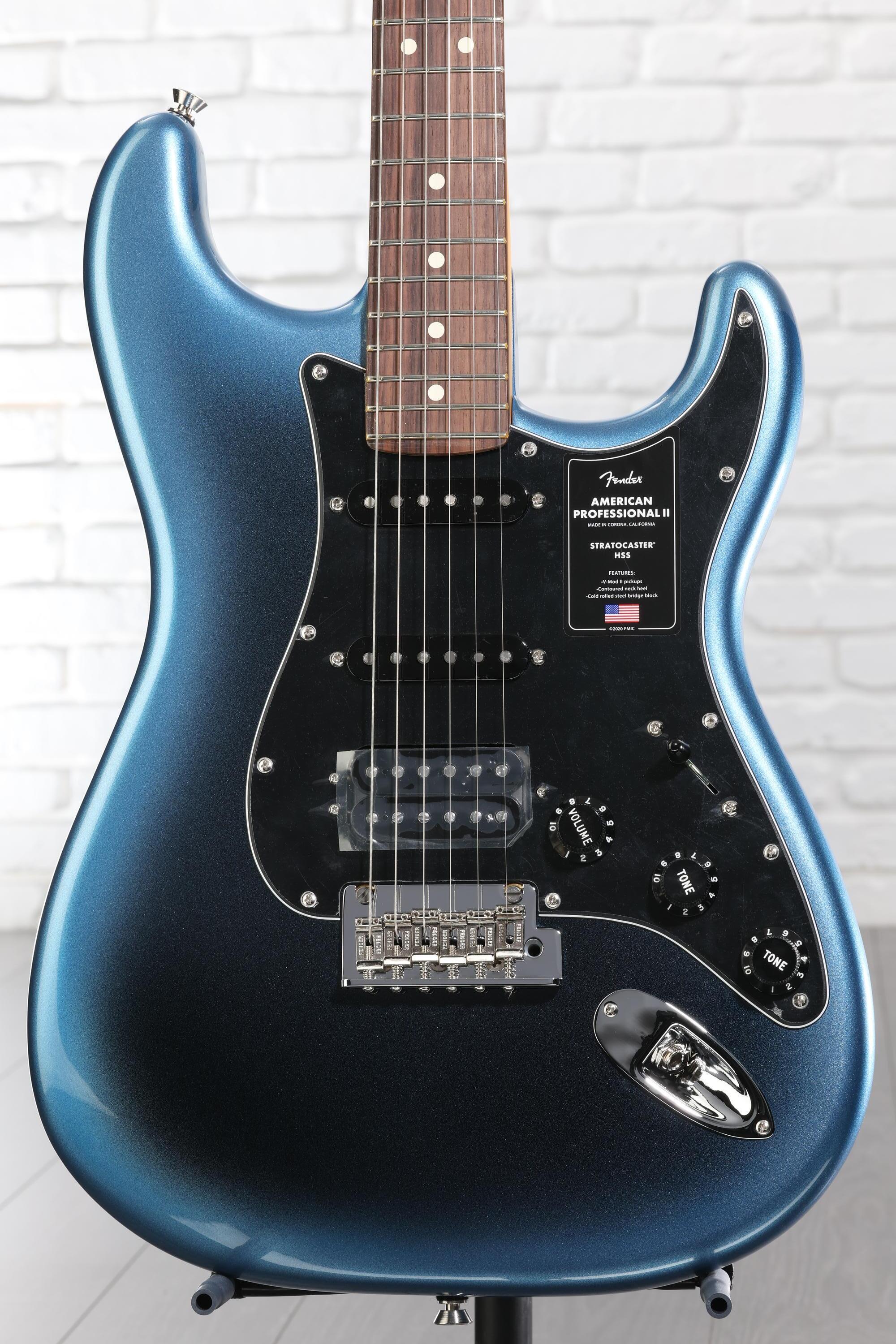 ギター Fender American Professional II HSS Fender American Professional II Stratocaster HSS - Dark Night with