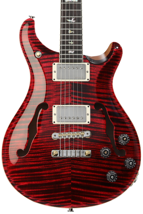 ギター PRS McCarty 594 Hollowbody I Piezo 2015 PRS McCarty 594 Hollowbody II Electric Guitar - Red Tiger | Sweetwater