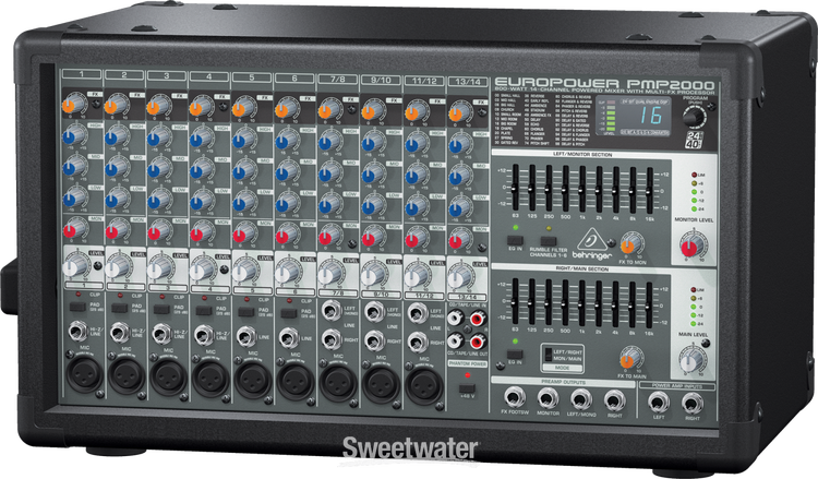 配信機器・PA機器・レコーディング機器 Behringer EUROPOWER PMP2000 Behringer Europower PMP2000 Reviews | Sweetwater