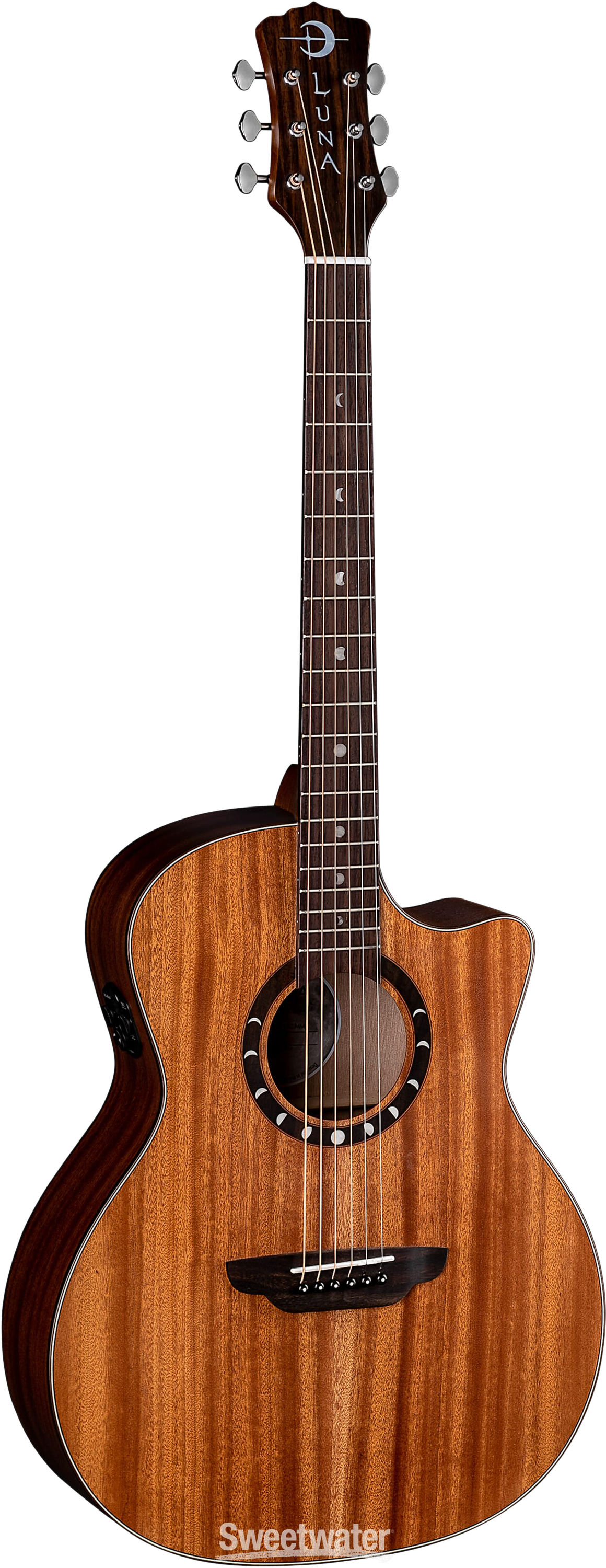 Luna Art Performer Grand Concert Acoustic-electric Guitar
