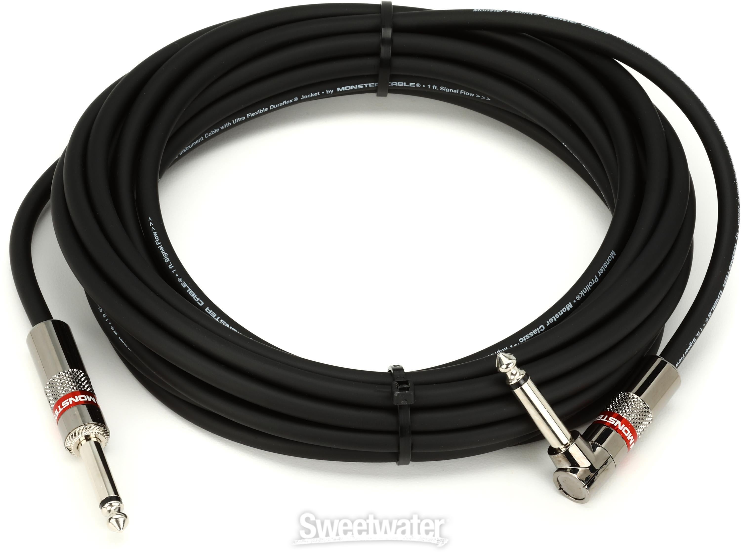 Monster Prolink Classic Straight to Right Angle Instrument Cable