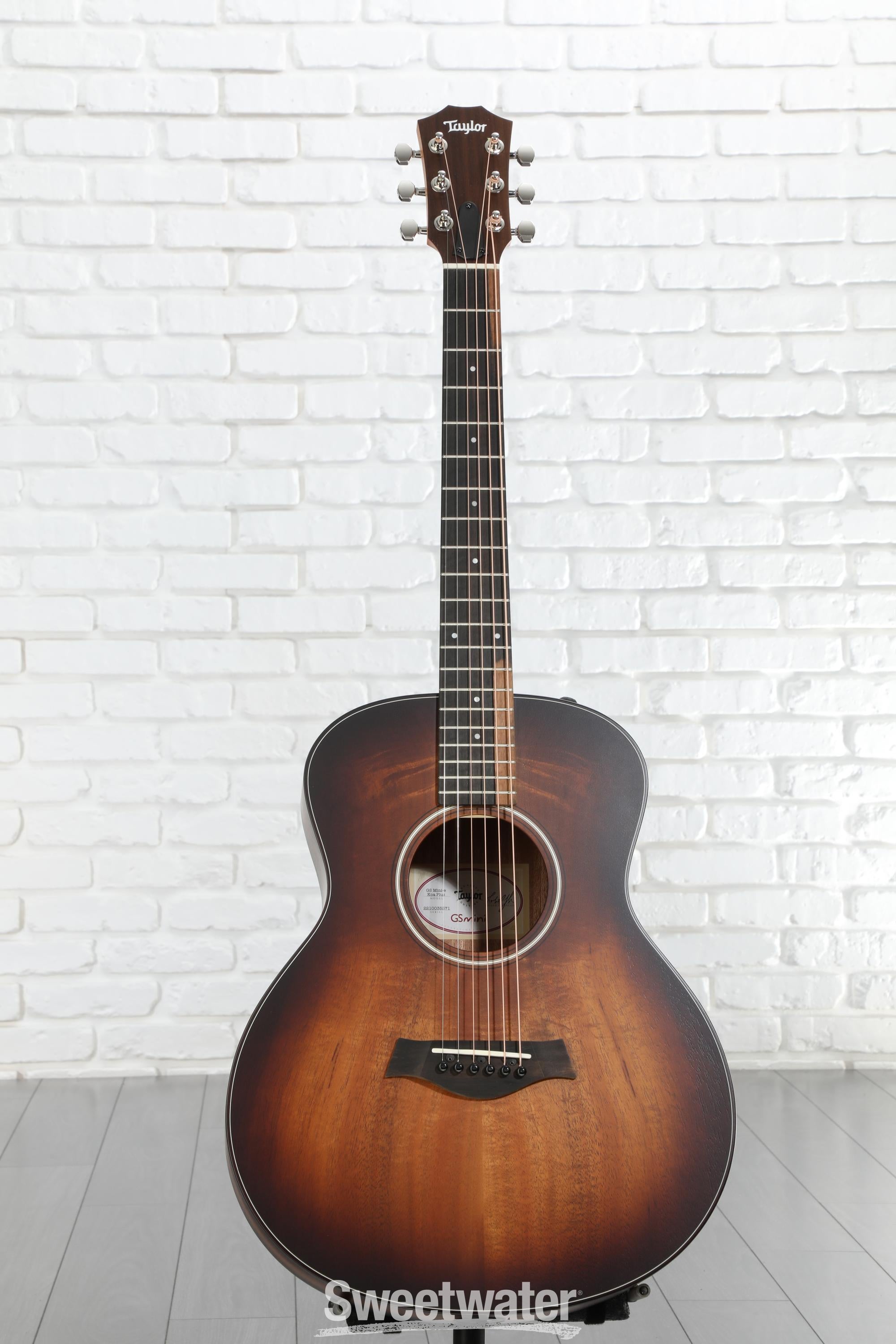 Taylor GS Mini-e Koa Plus Left-Handed - Shaded Edgeburst | Sweetwater