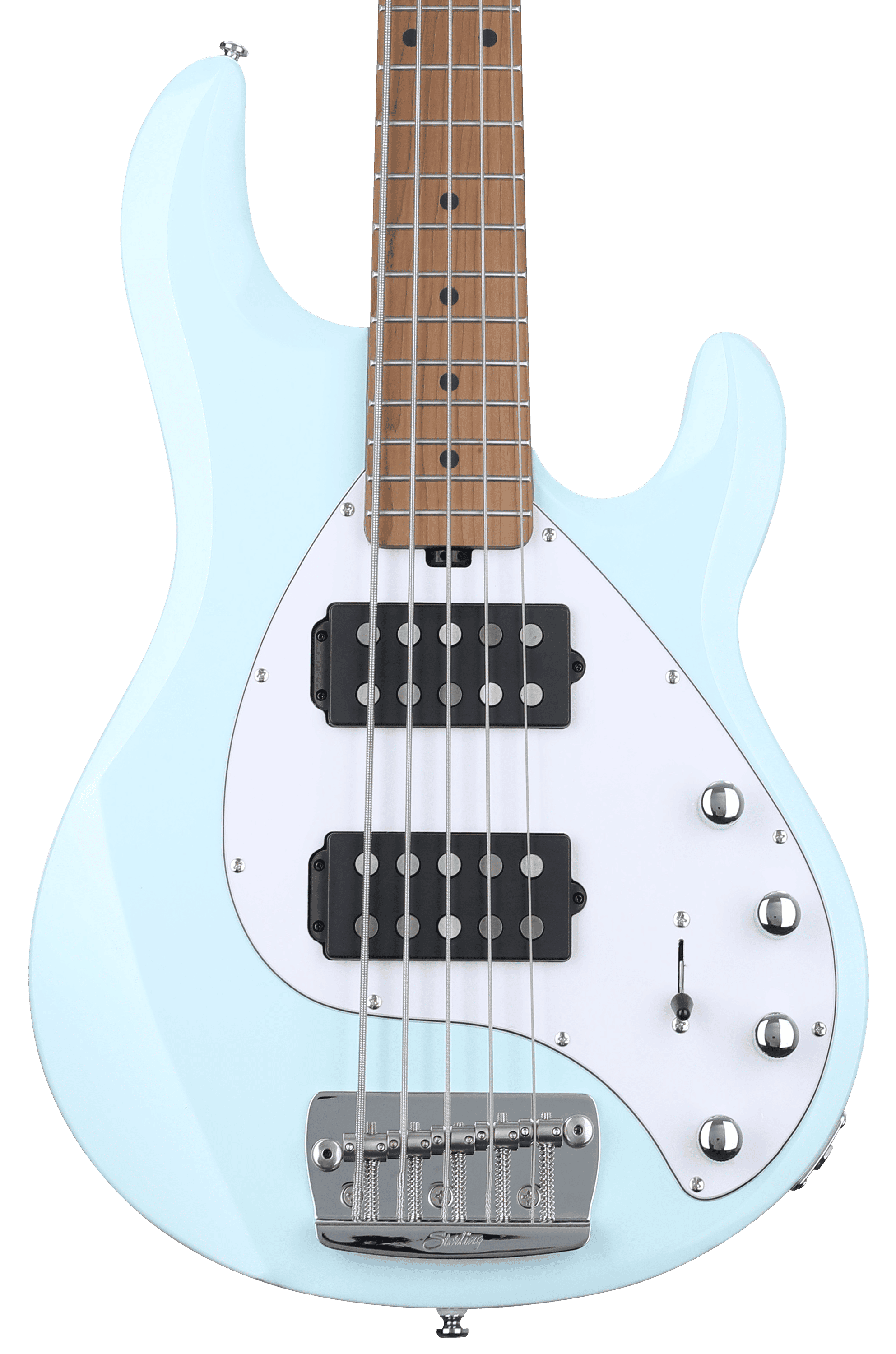 Sterling By Music Man StingRay RAY35HH Bass Guitar - Daphne Blue