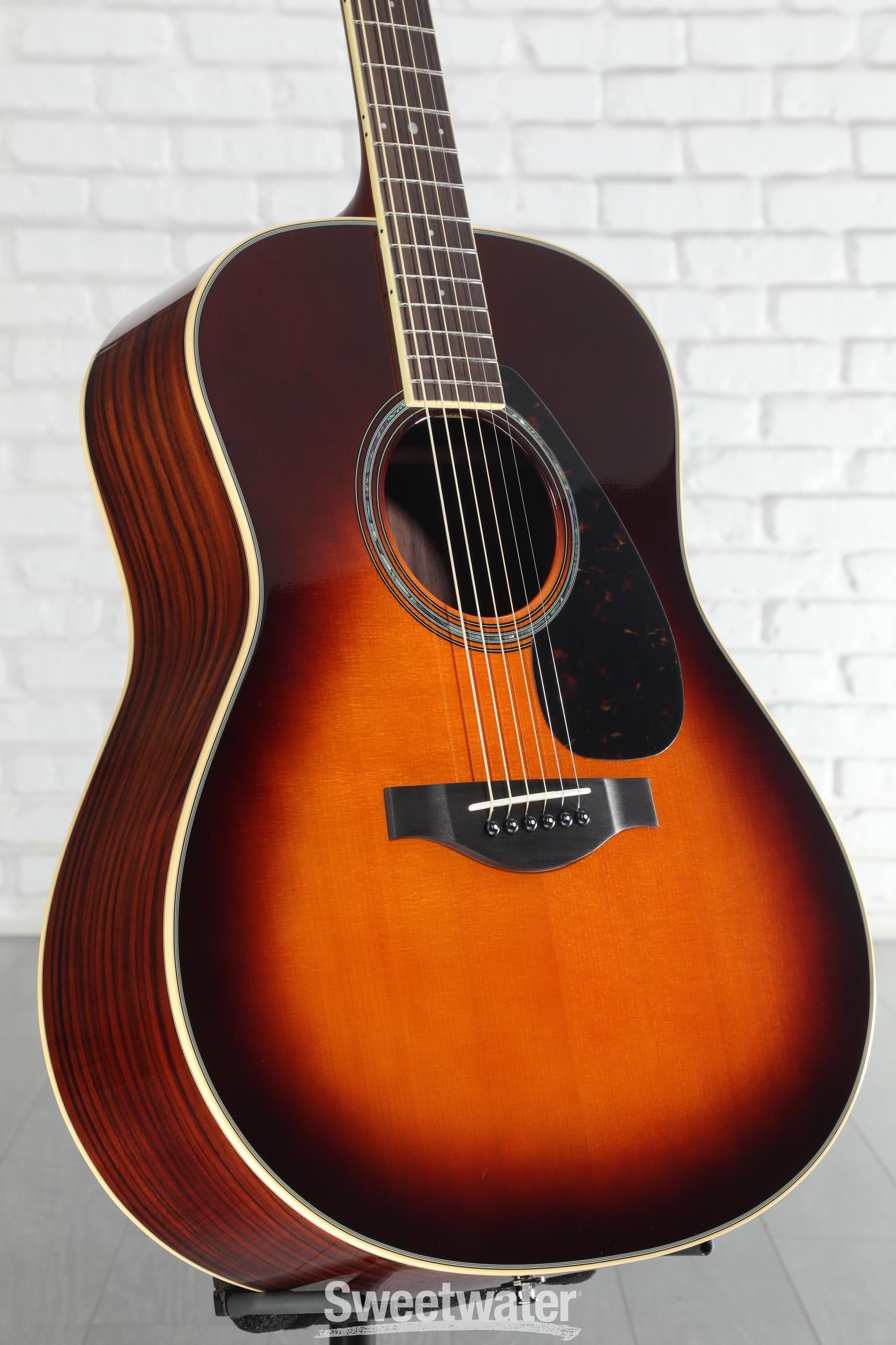 Yamaha LL6 ARE Original Jumbo Acoustic Guitar - Brown Sunburst