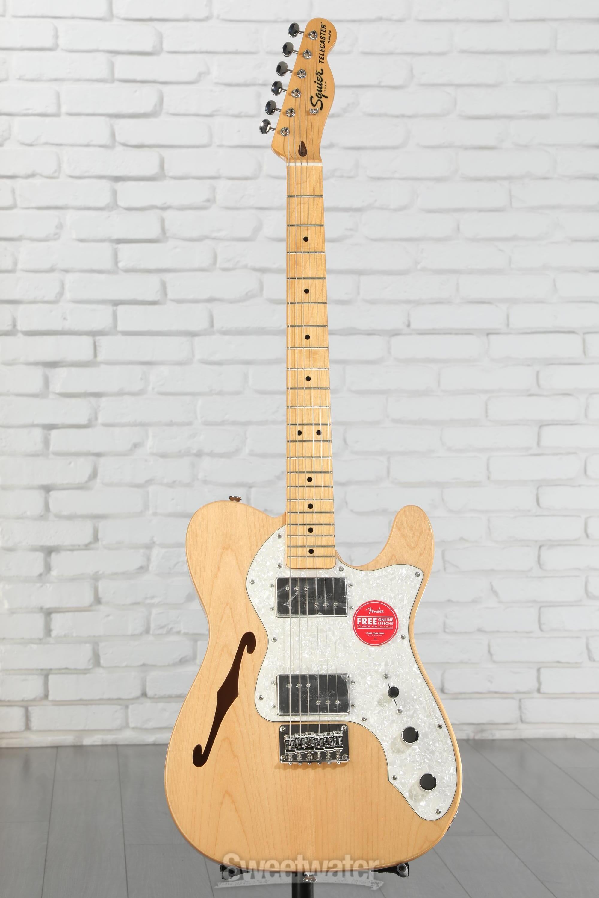 ギター Squier by Fender 70s Telecaster Thinline Squier Classic Vibe '70s Telecaster Thinline - Natural
