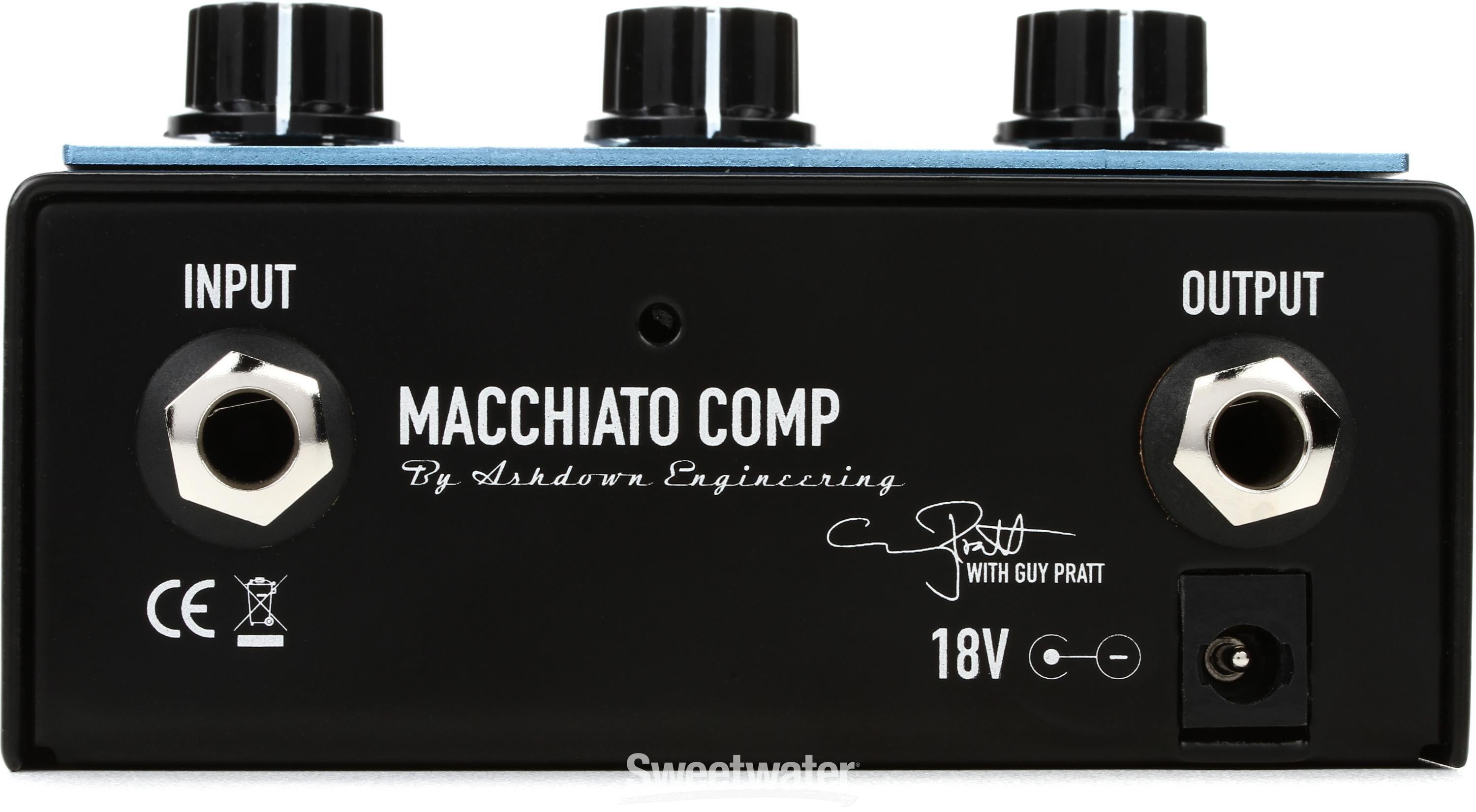Ashdown Macchiato Compressor Pedal | Sweetwater