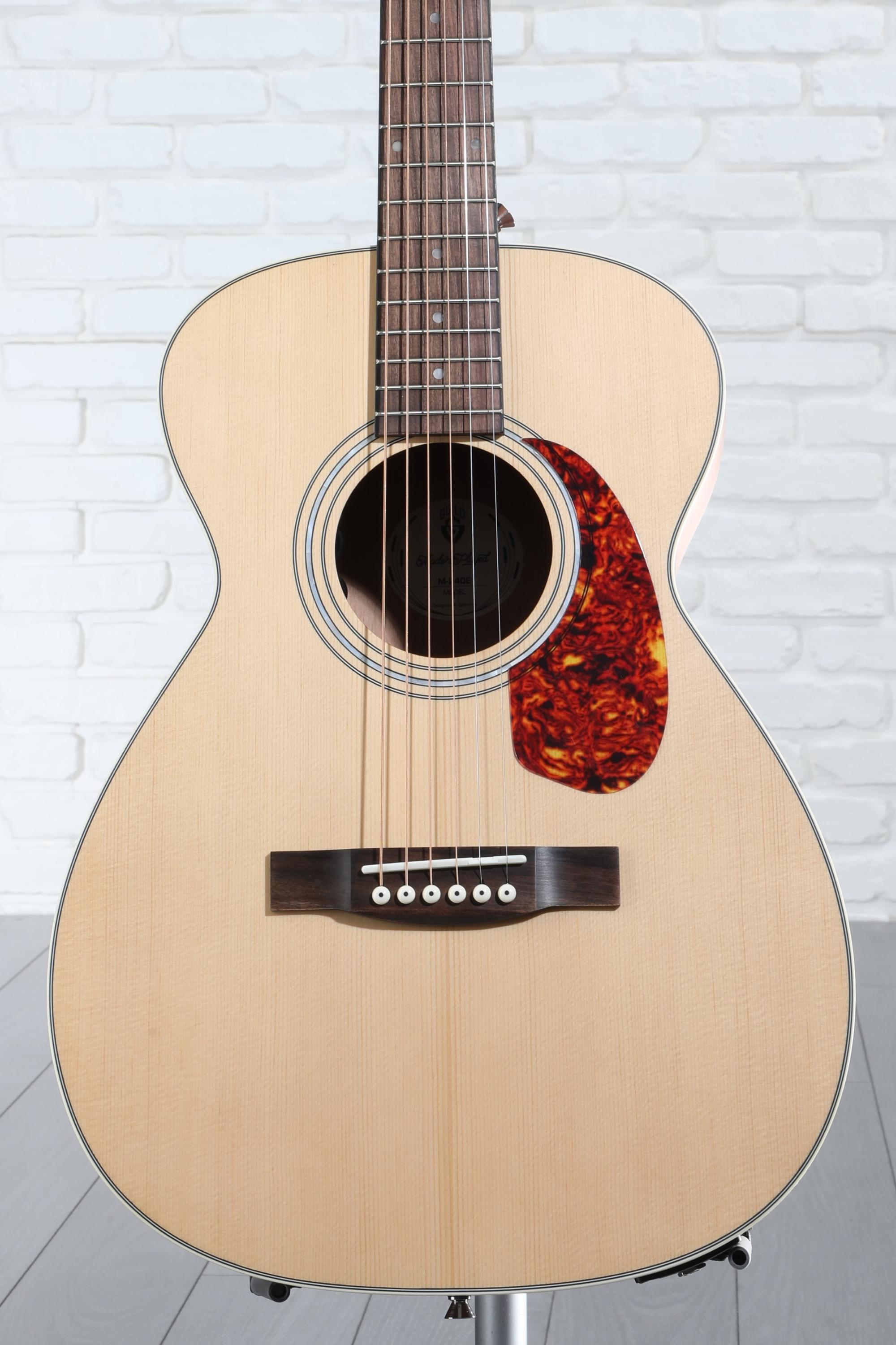 Guild M-240E Westerly Concert Acoustic-Electric Guitar - Natural |  Sweetwater