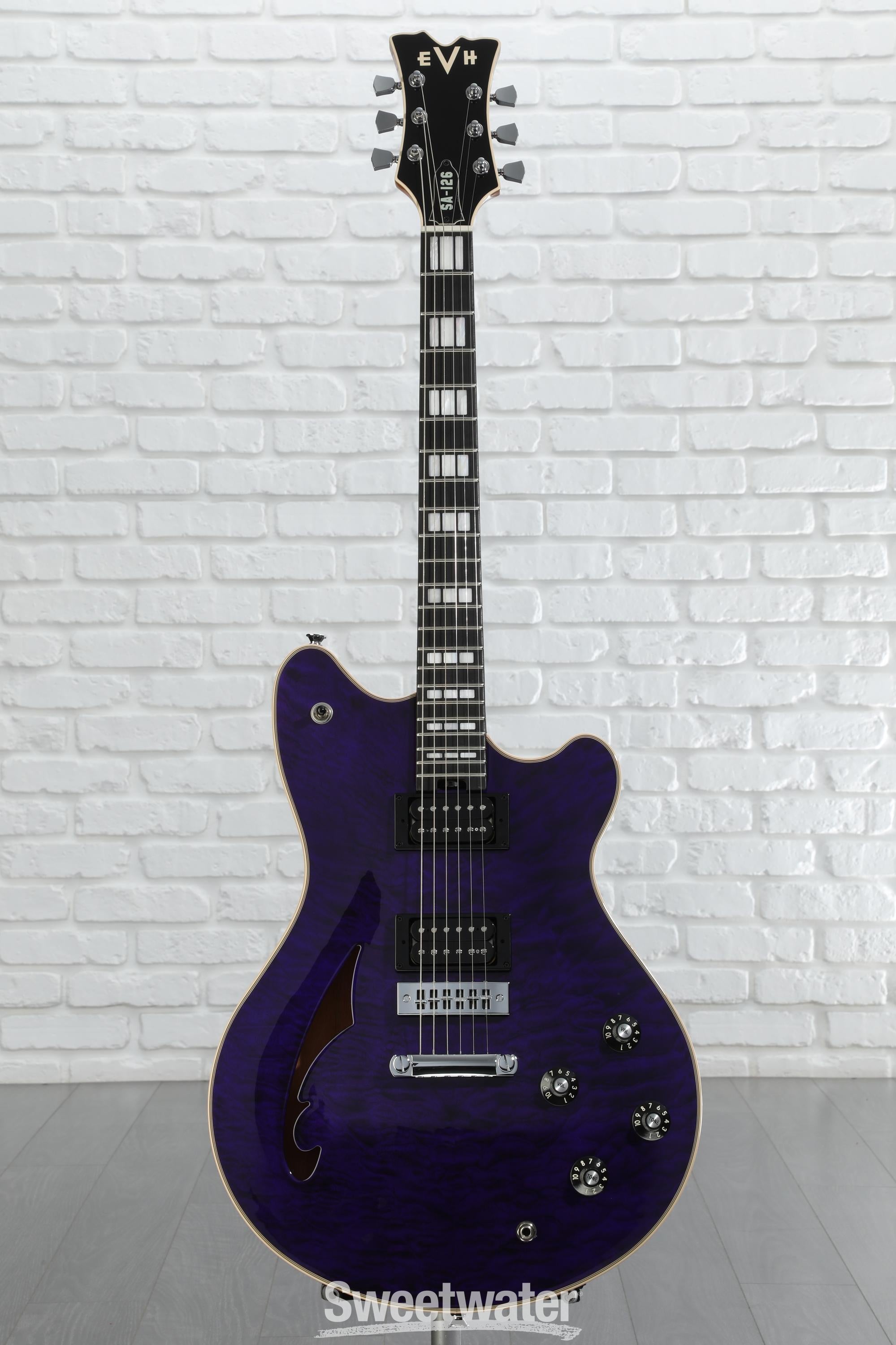EVH SA-126 Special Quilted Maple Semi-hollowbody Electric Guitar