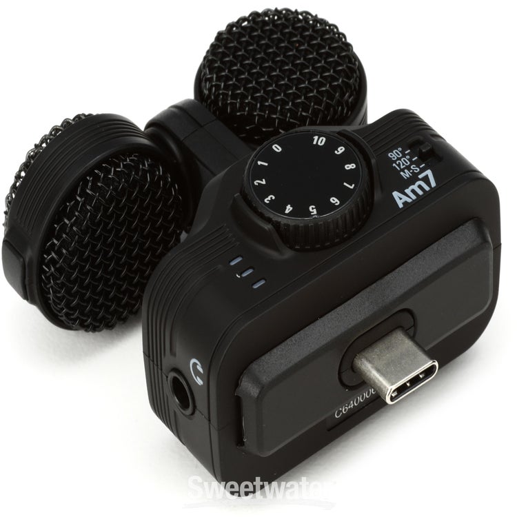 Zoom Am7 Rotating Mid-Side Stereo Microphone for Android
