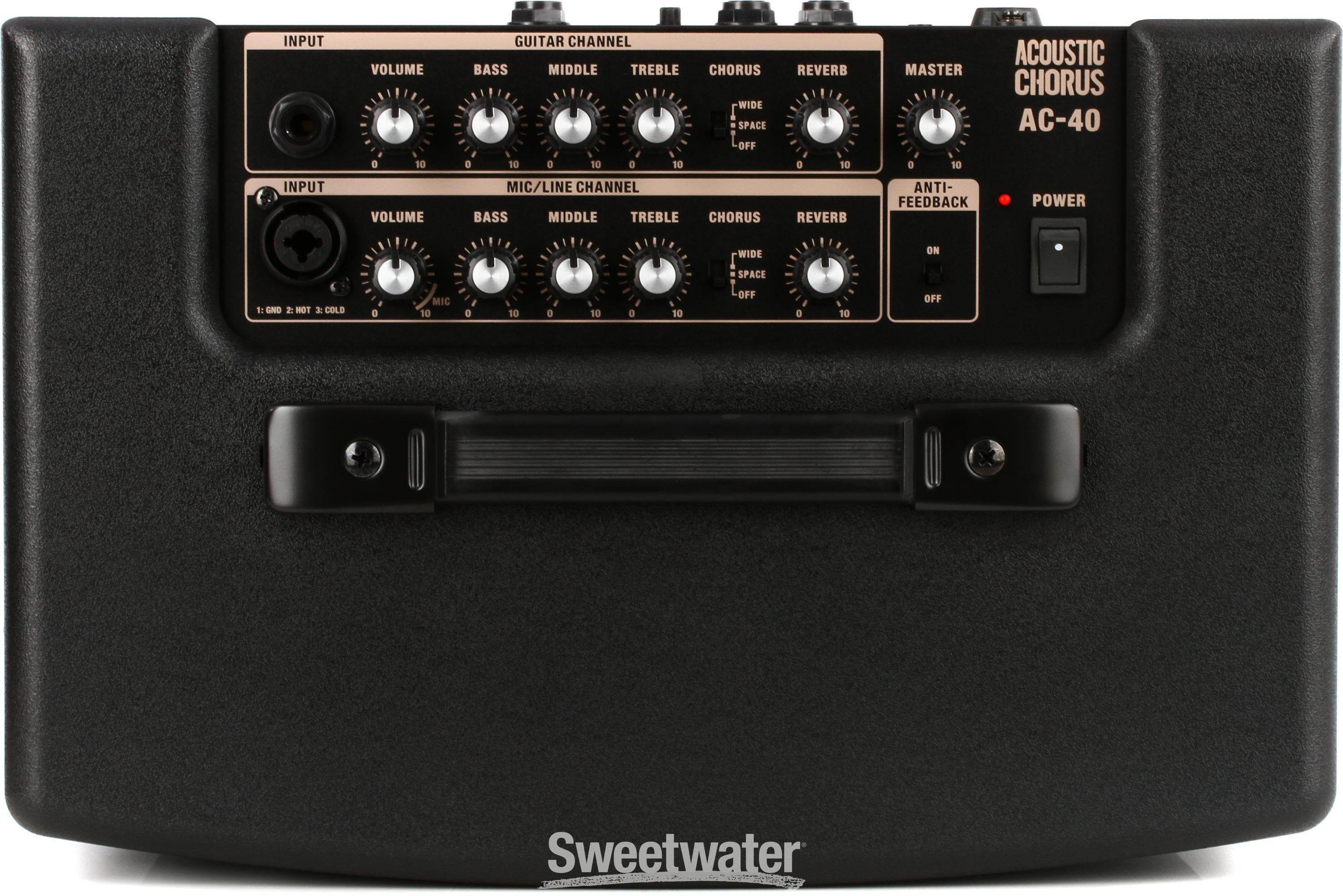 Roland AC-40 - 35-watt 2x6.5 Acoustic Amp Reviews | Sweetwater
