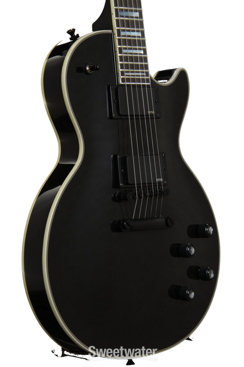 Epiphone Prophecy Les Paul Custom EX Plus - Midnight Ebony Reviews |  Sweetwater