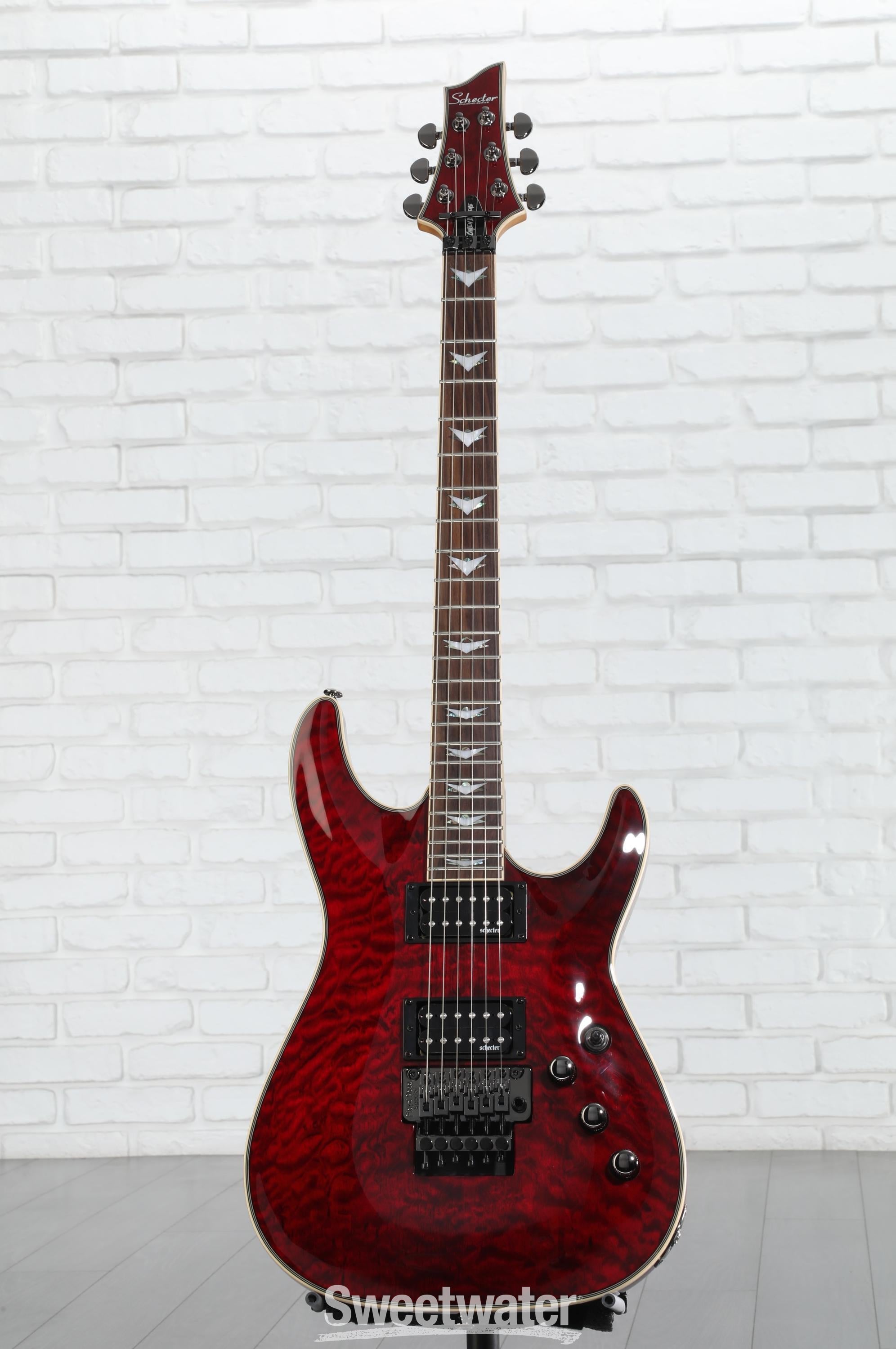 Schecter Omen Extreme-6 FR Electric Guitar - Black Cherry
