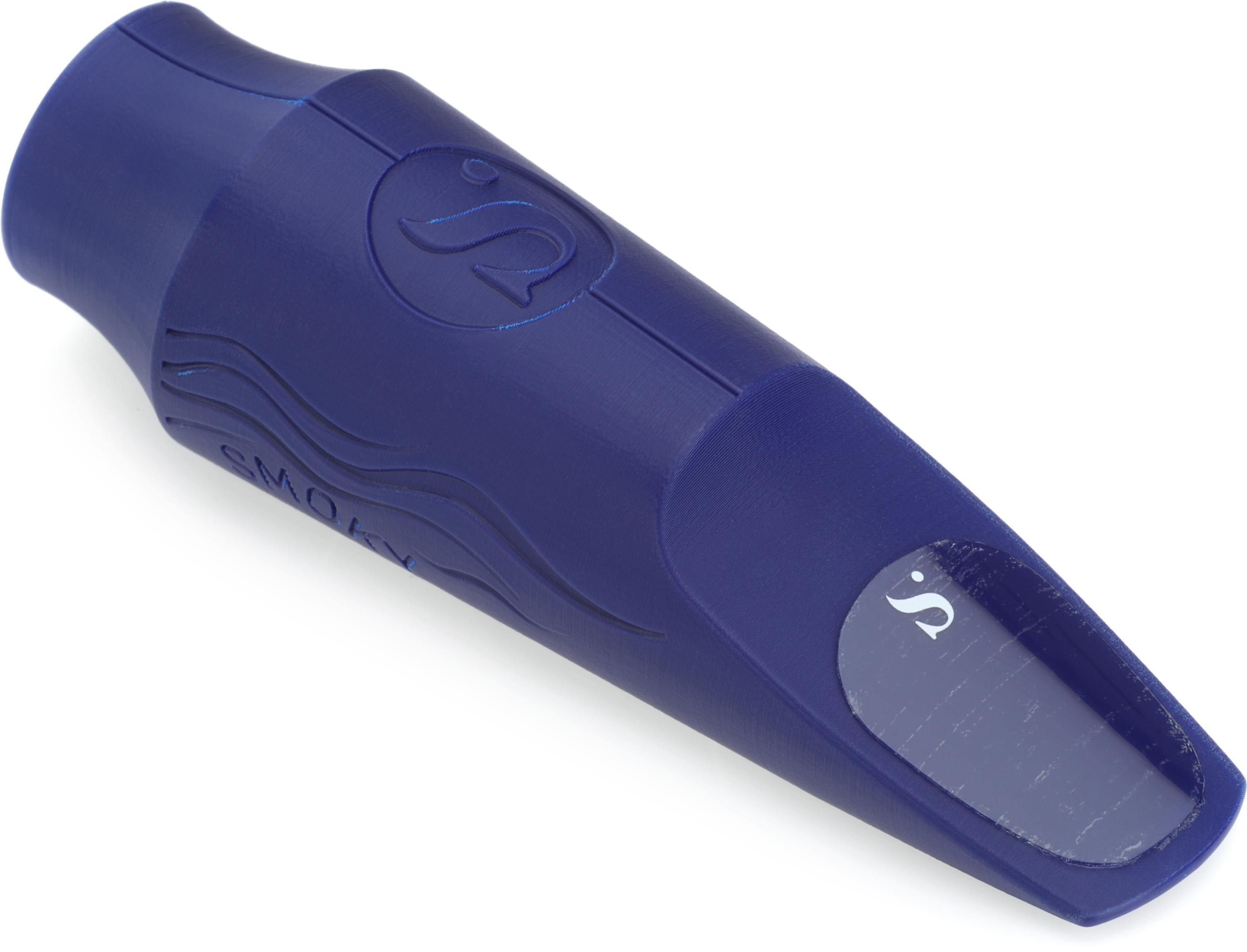 Photo of Syos Originals Smoky Tenor Saxophone Mouthpiece - 6, Phantom Blue