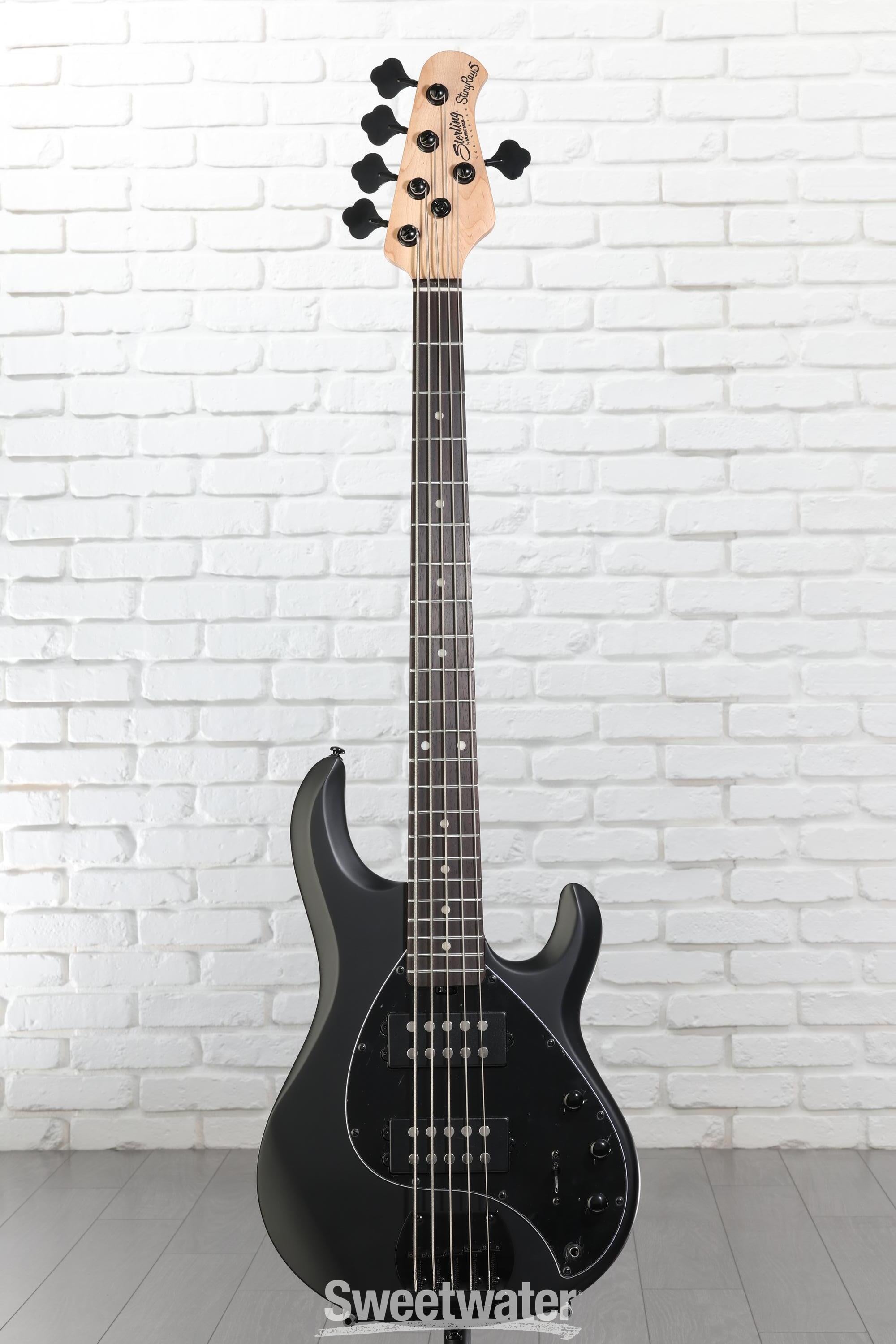Sterling By Music Man StingRay RAY5HH Bass Guitar - Stealth Black