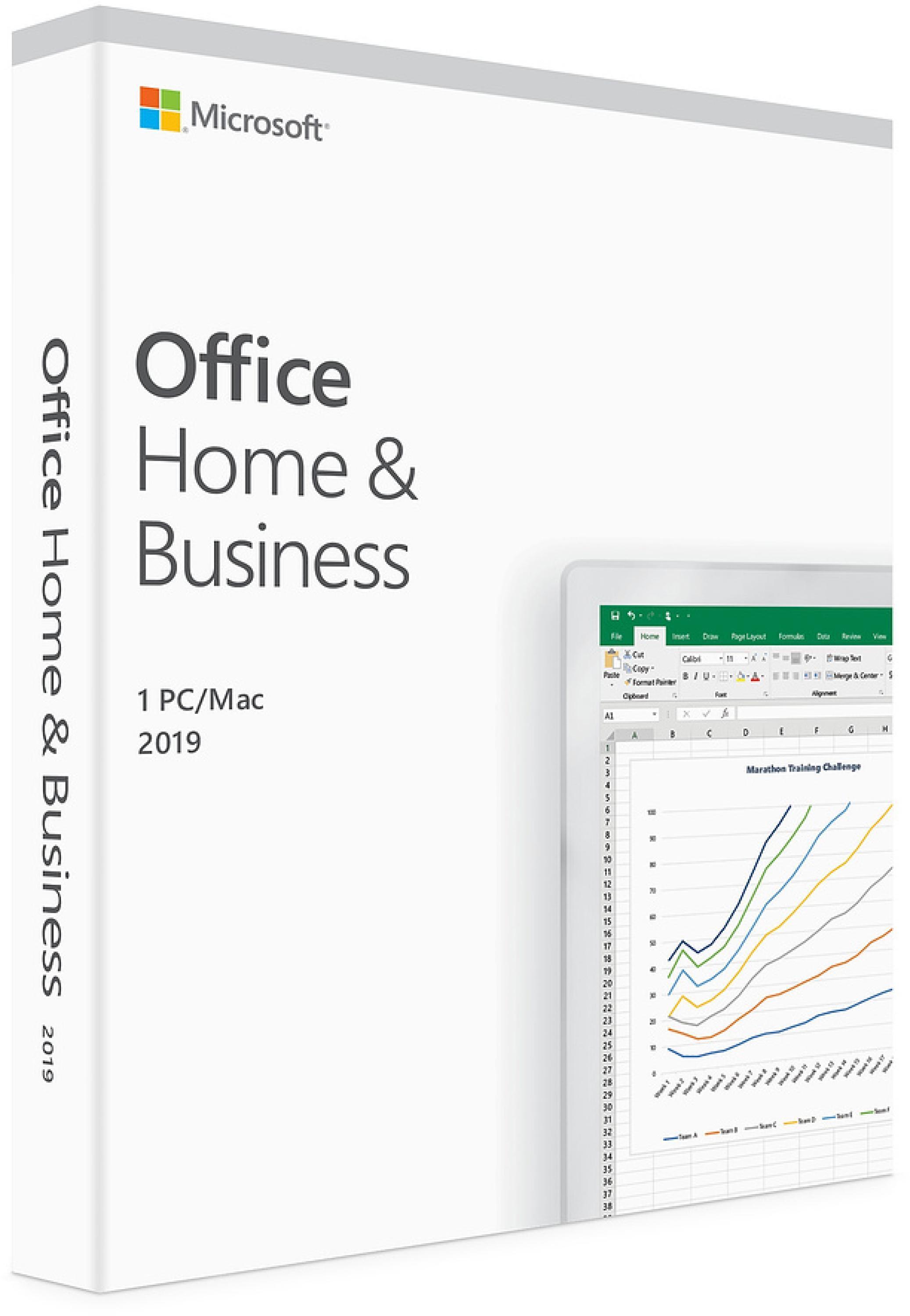 Microsoft Office Home & Business 2019 - 1 Device (Activation Card