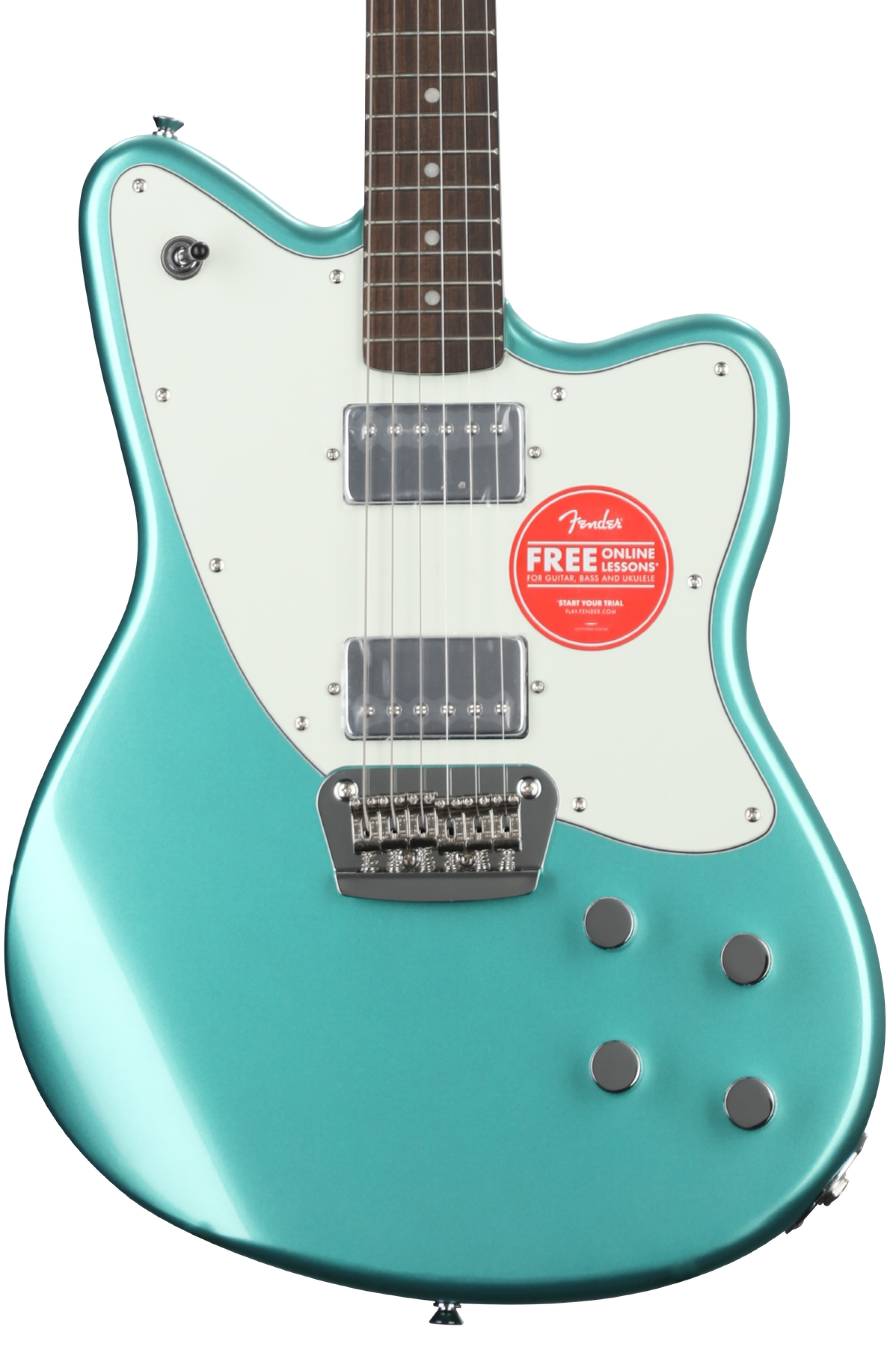 Squier Paranormal Toronado Electric Guitar - Mystic Seafoam with Parchment  Pickguard