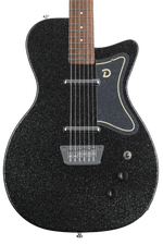 Photo of Danelectro Baritone Electric Guitar - Black Metalflake
