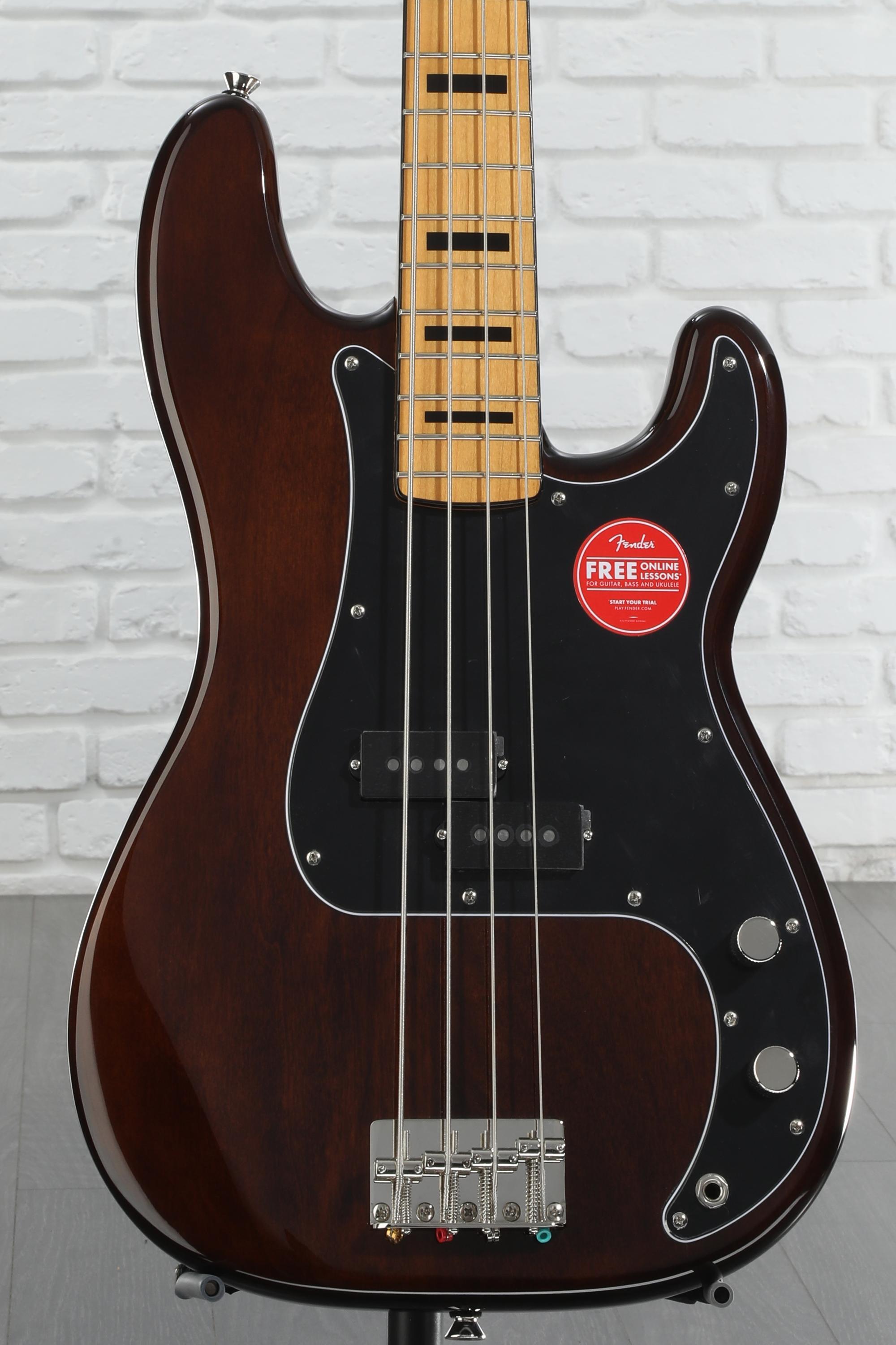 Squier Classic Vibe '70s Precision Bass - Walnut | Sweetwater