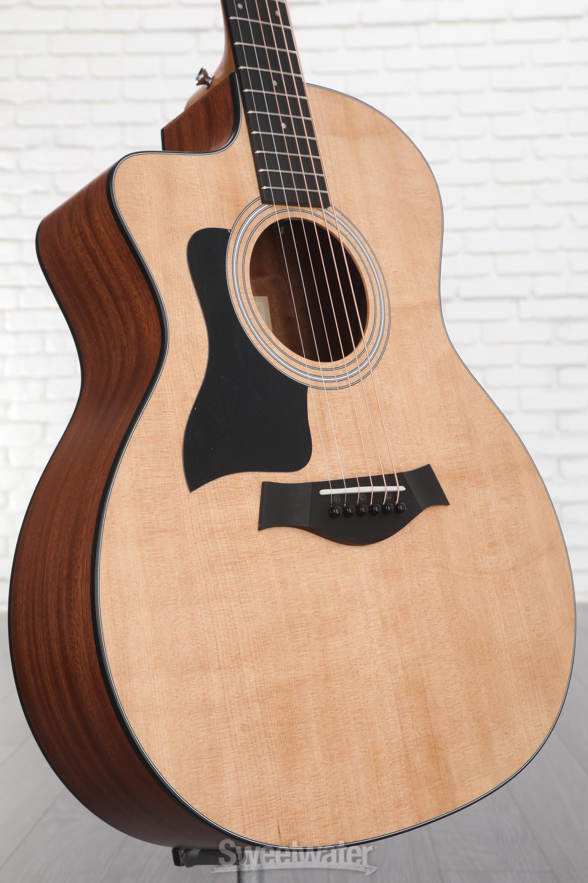 Taylor 114ce Left-handed Acoustic-electric Guitar - Natural Sapele