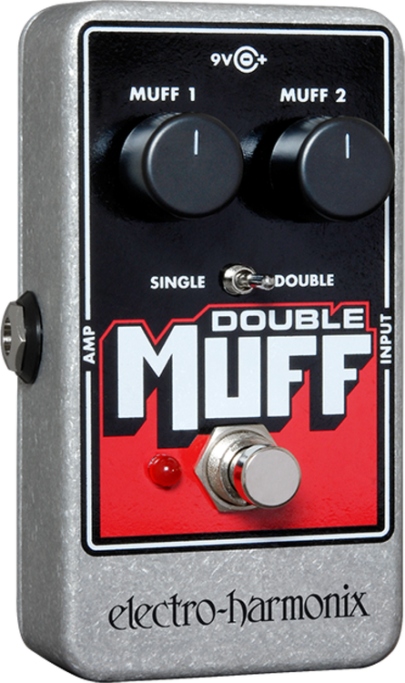 double muff electronic harmonix マフ系ファズ Electro-Harmonix Double Muff Fuzz / Overdrive Pedal | Sweetwater