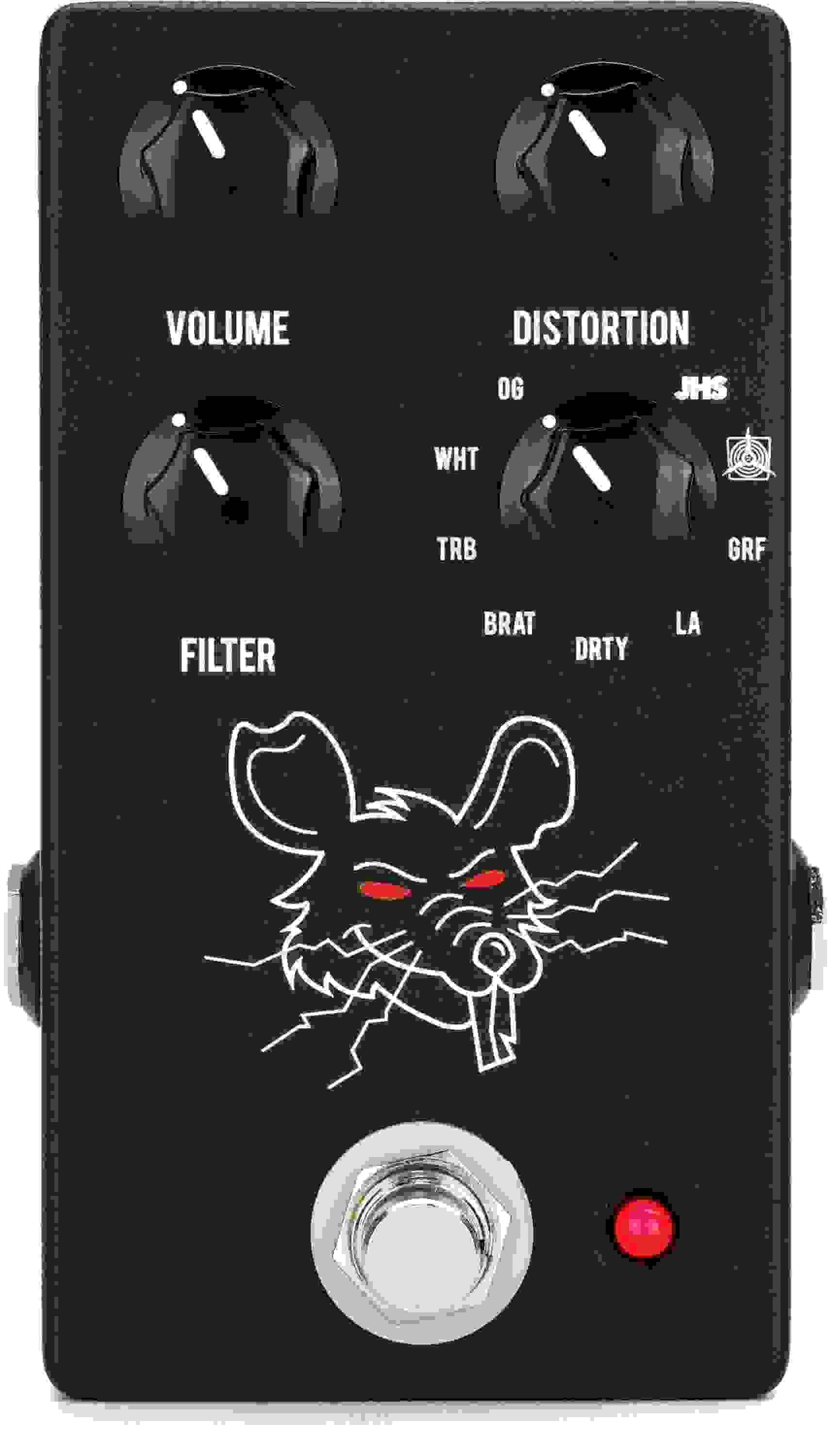 JHS PackRat 9-way Distortion Pedal - Black