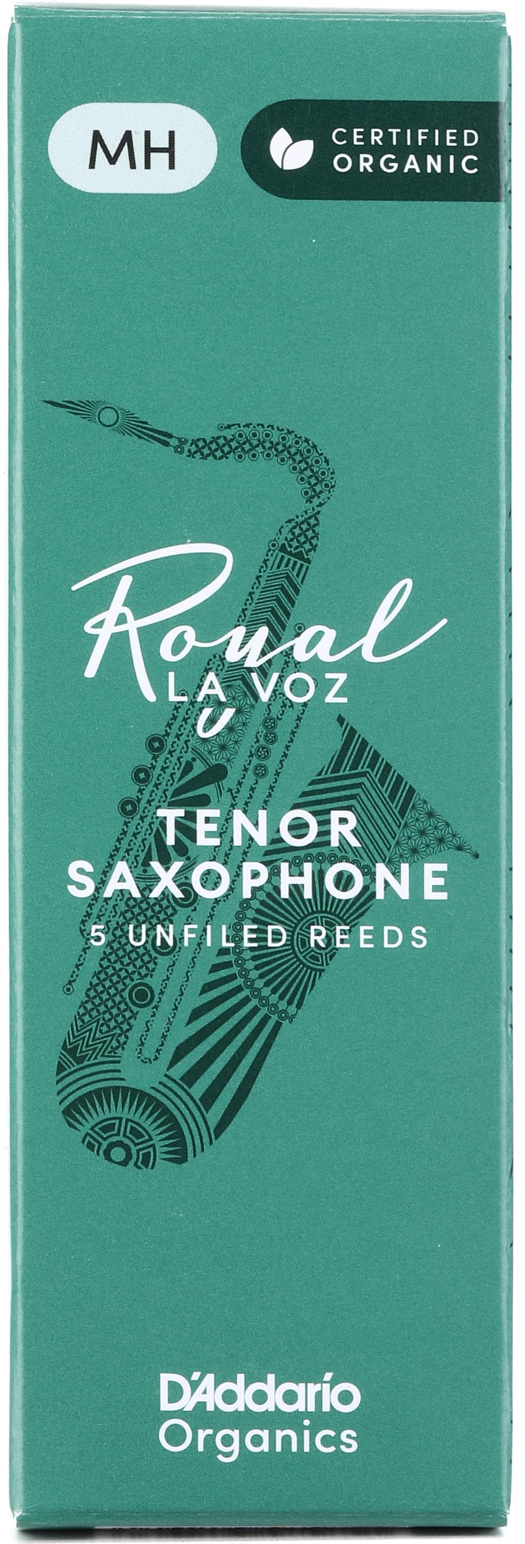Photo of D'Addario Royal La Voz Tenor Saxophone Reeds - Medium Hard (5-pack)