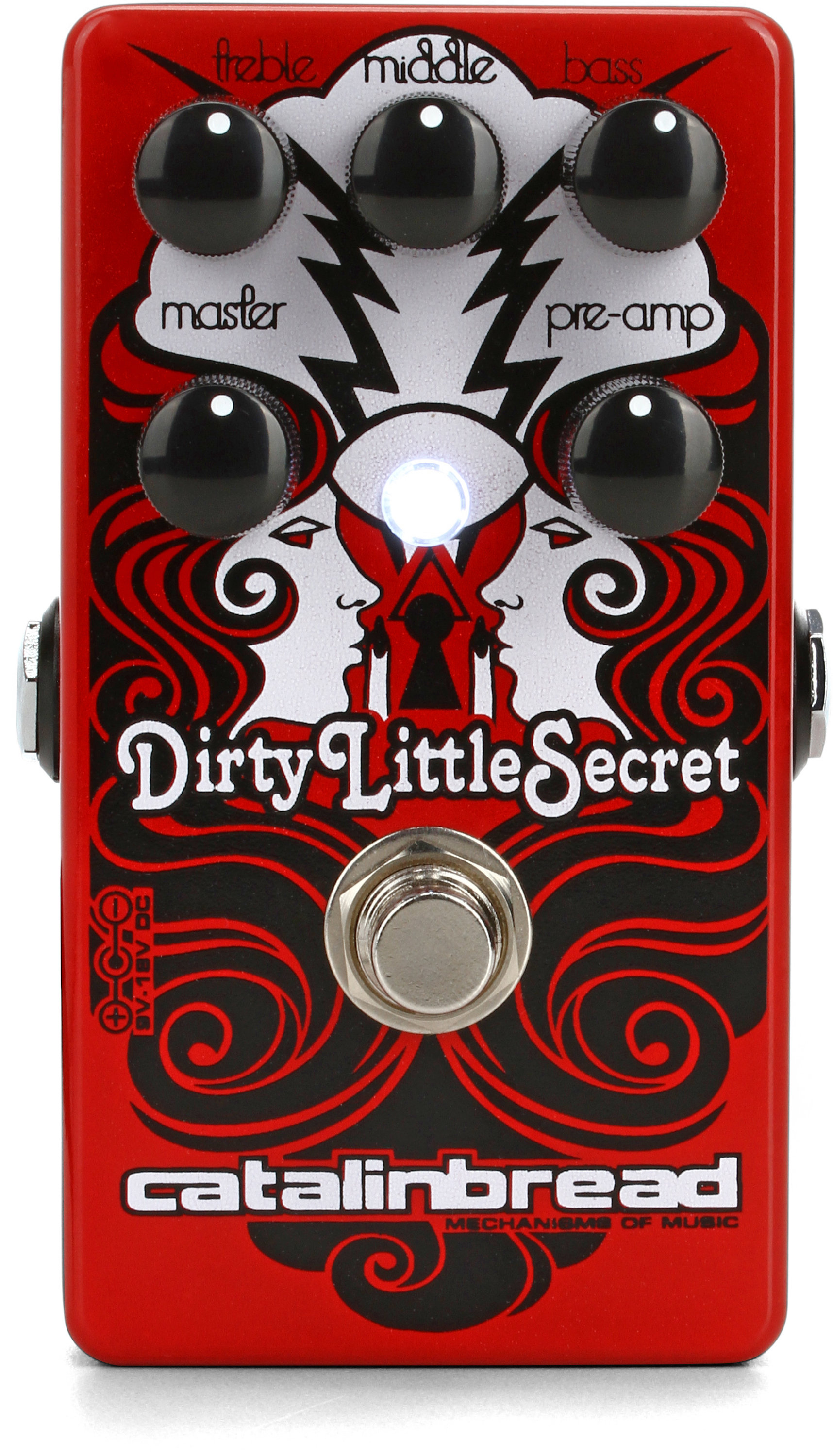 Catalinbread Dirty Little Secret Overdrive Pedal - Red Catalinbread Dirty Little Secret Overdrive Pedal - Red