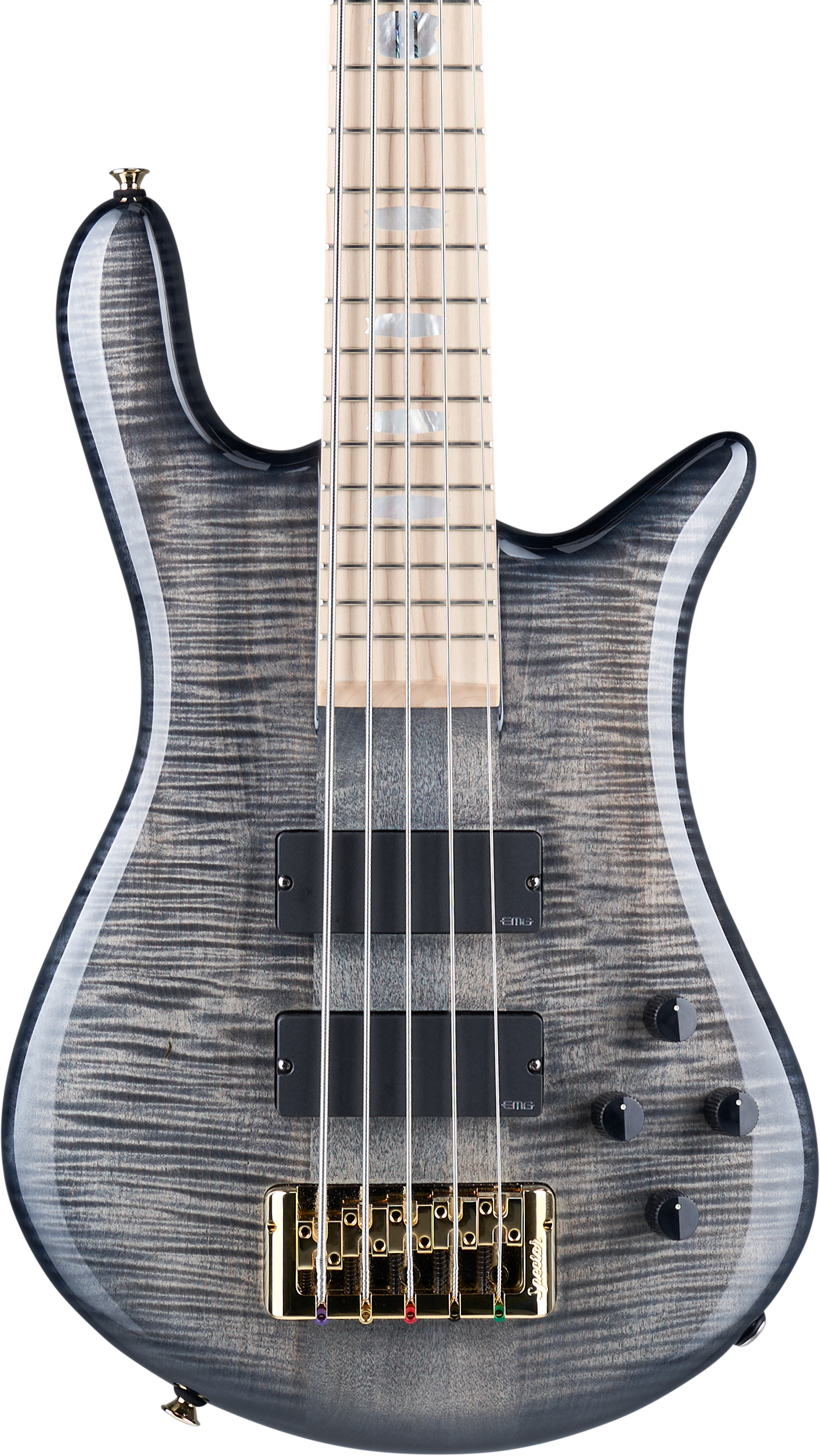 Spector Euro 4 LX Electric Bass Guitar - Black Stain Gloss, Maple