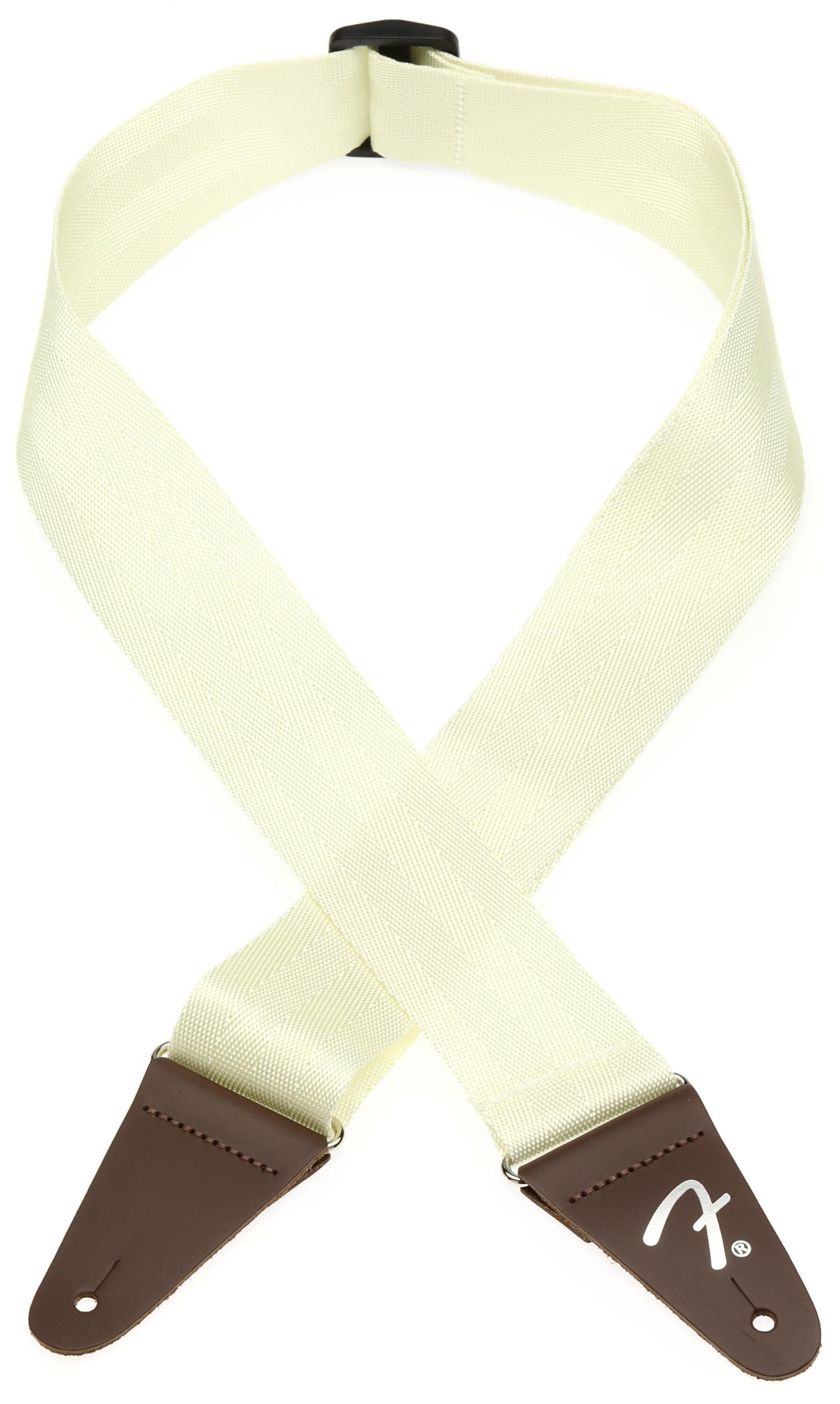 Fender American Professional Seat Belt Strap - Olympic White | Sweetwater