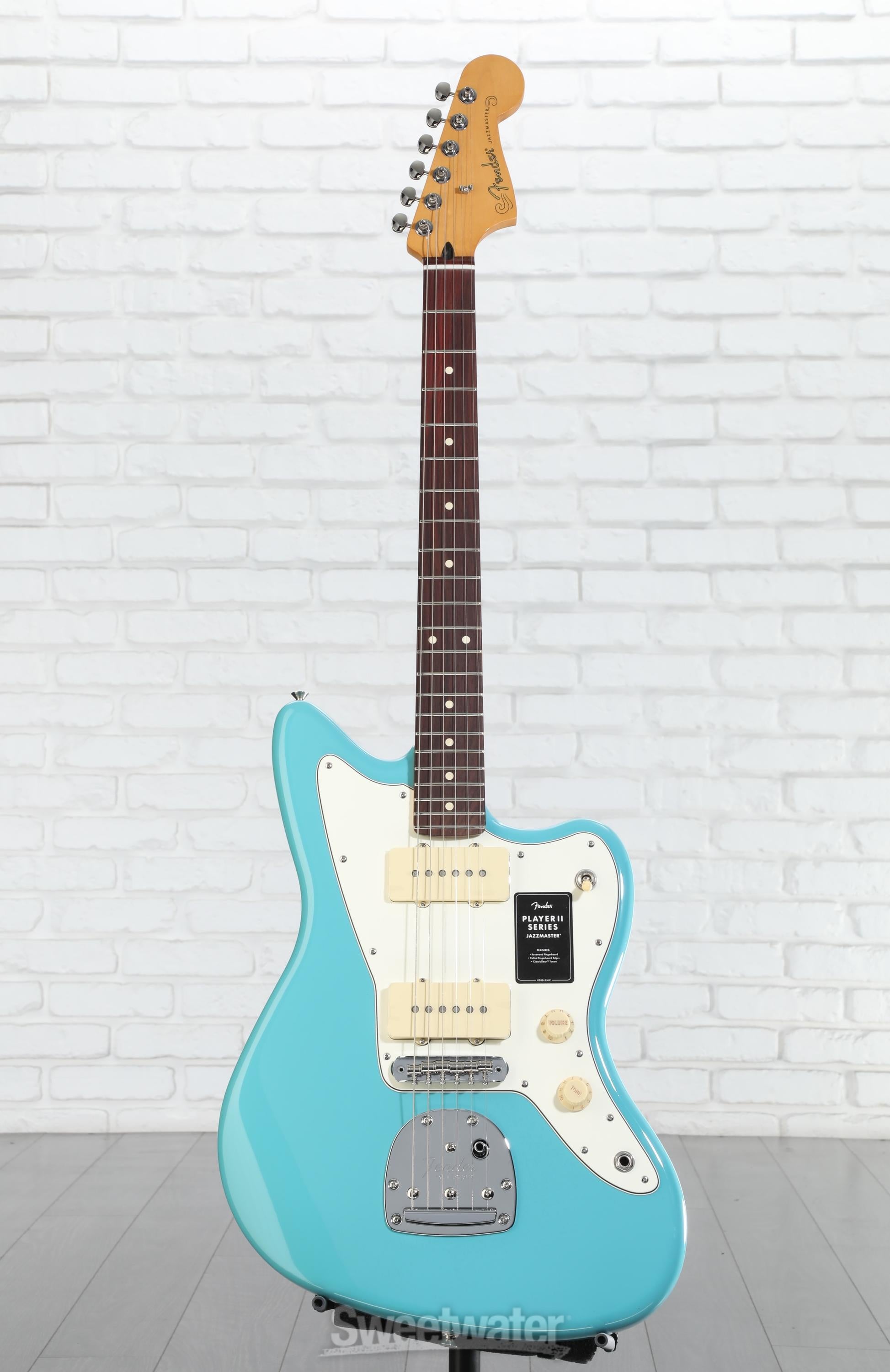 Fender Player II Jazzmaster Electric Guitar - Aquatone Blue