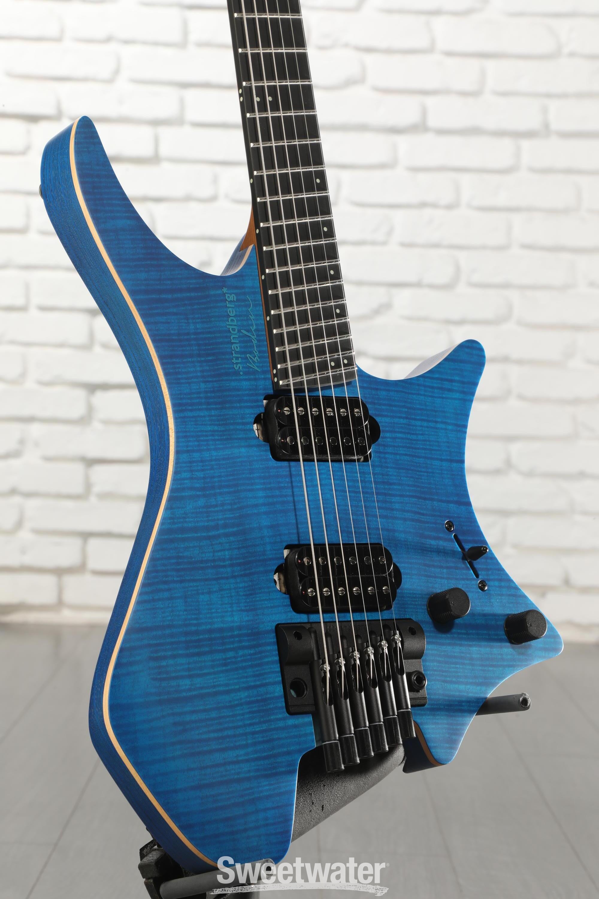Photo of Strandberg Boden Prog NX 6 Electric Guitar - Stained Trans Deep Blue