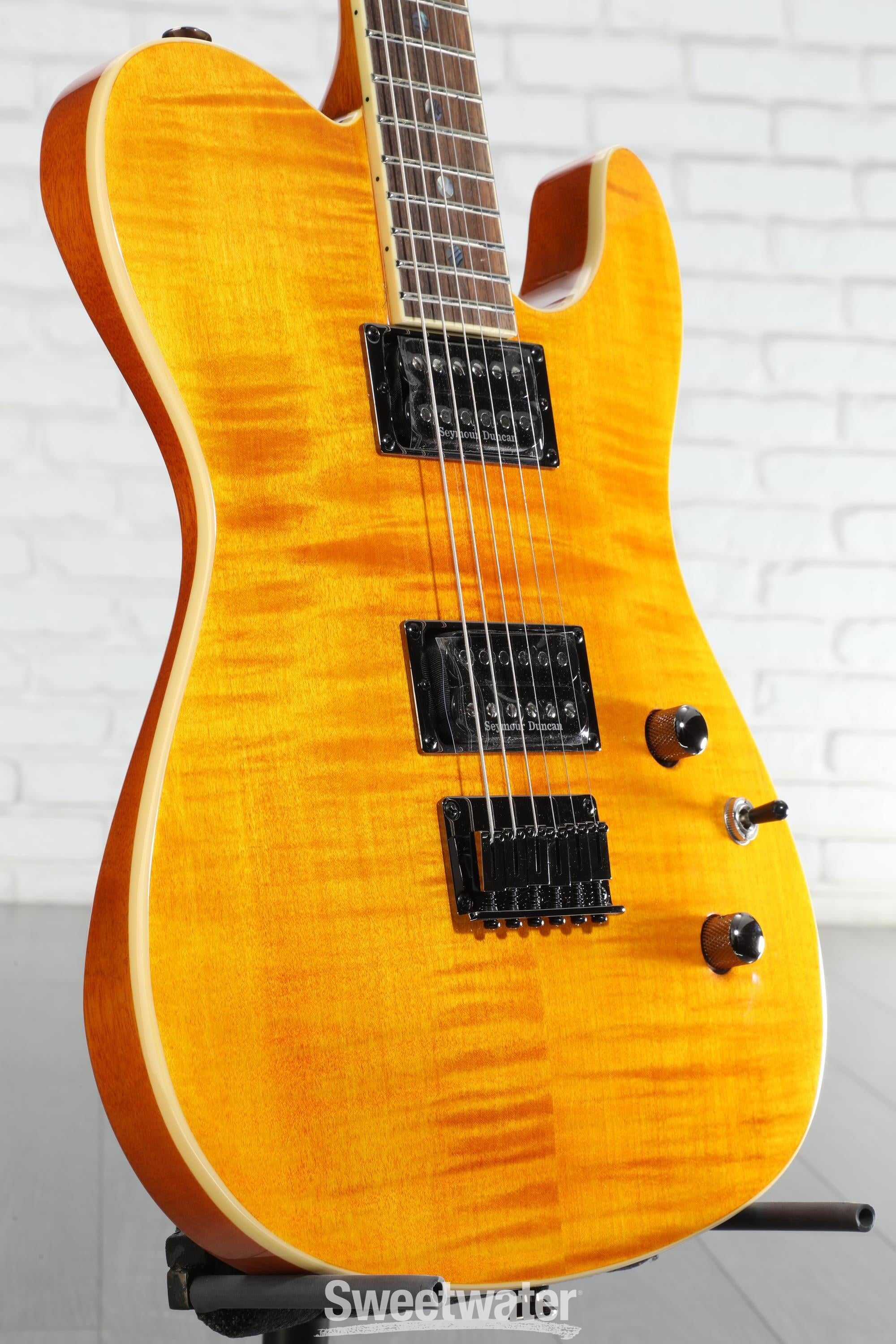 Fender Special Edition Custom Telecaster FMT HH - Amber | Sweetwater