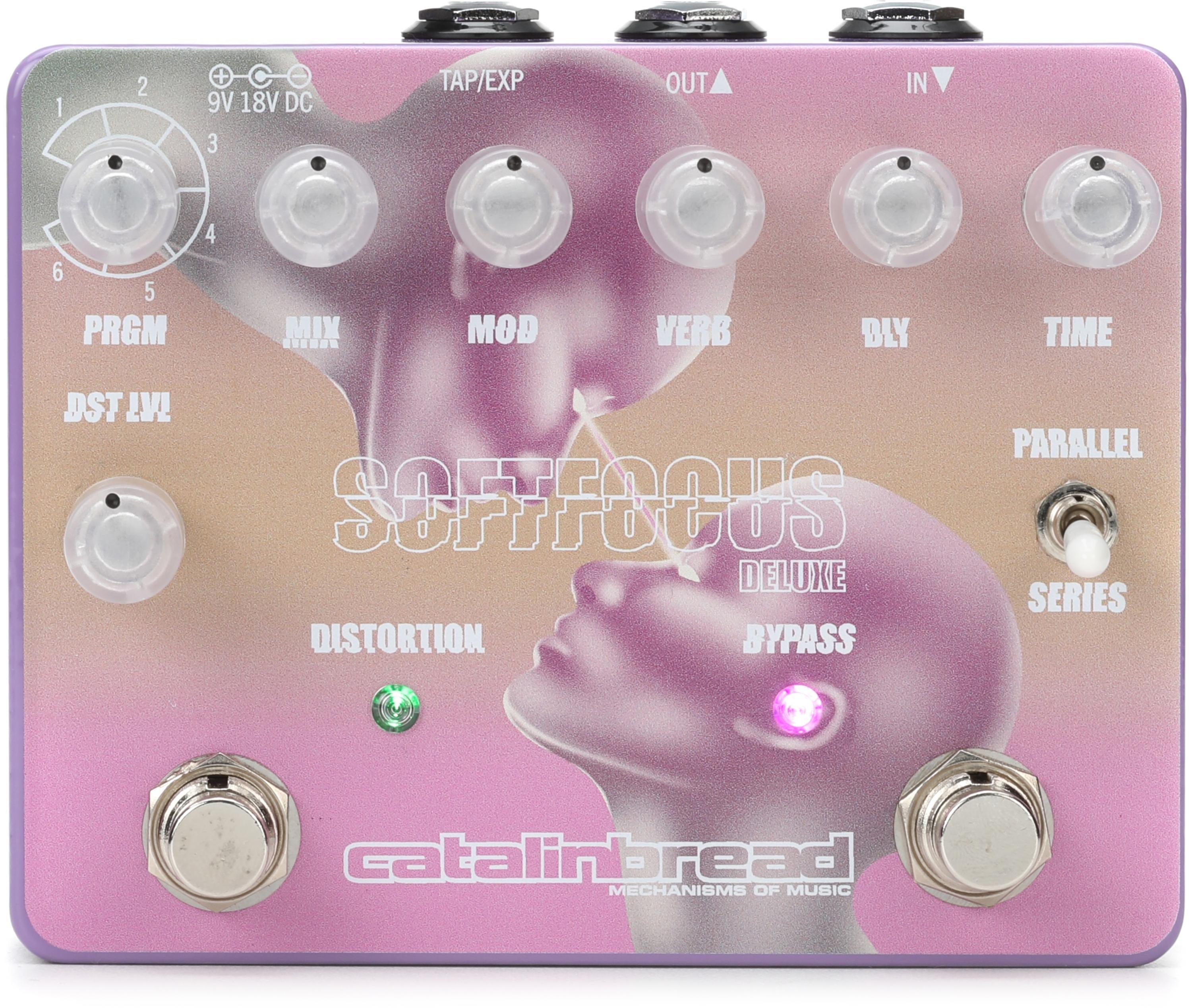 Catalinbread Soft Focus Deluxe Multi-effects Pedal - Black