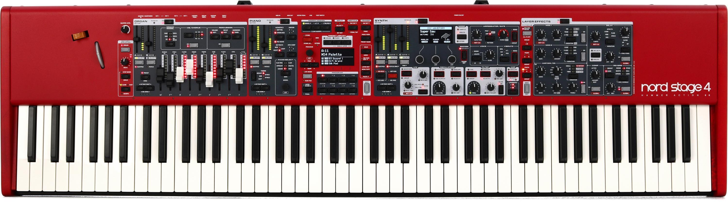 Bundled Item: Nord Stage 4 88 Stage Keyboard