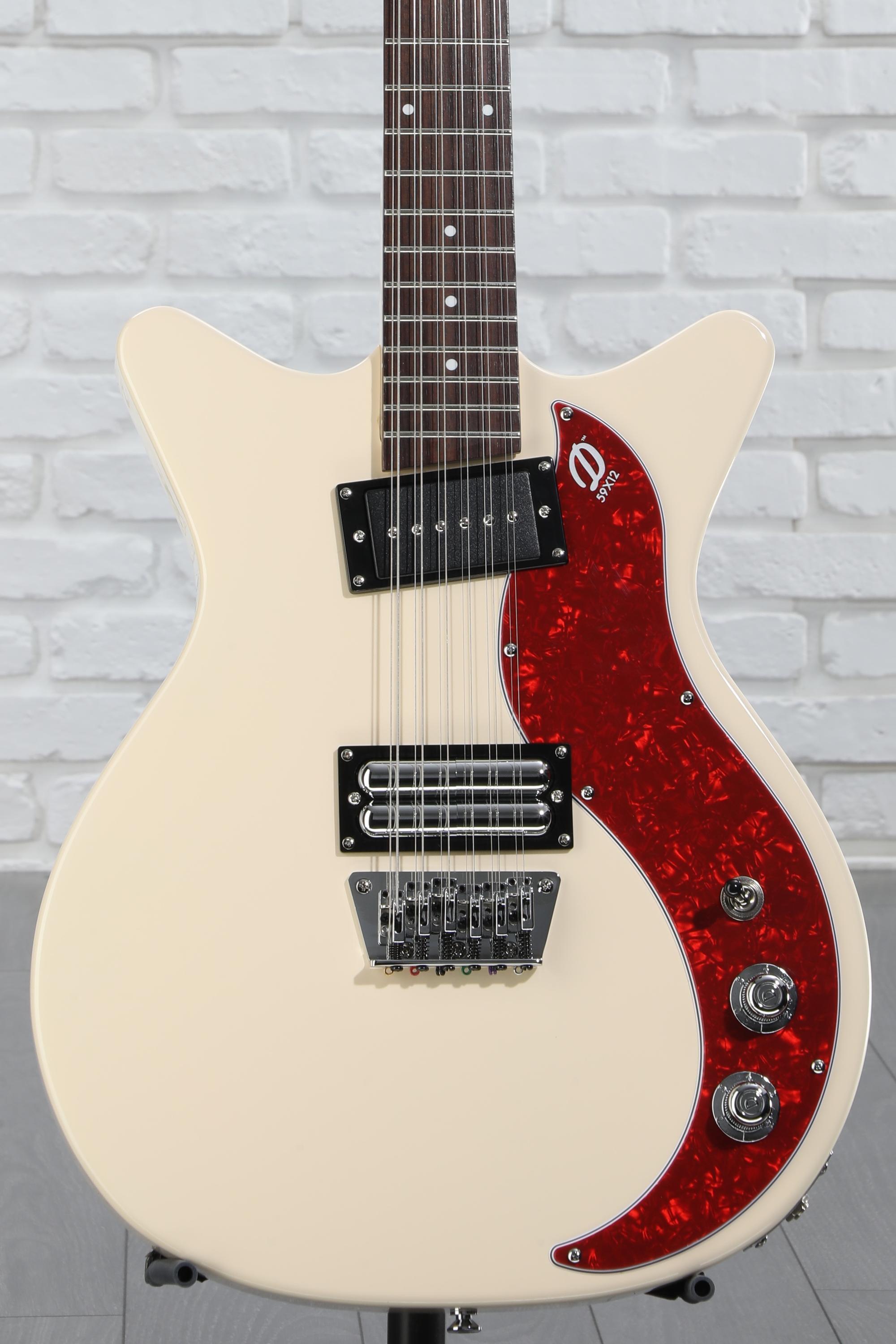 ギター DANELECTRO 59 12 STRING Danelectro 59X12 12-string Electric Guitar - Black | Sweetwater