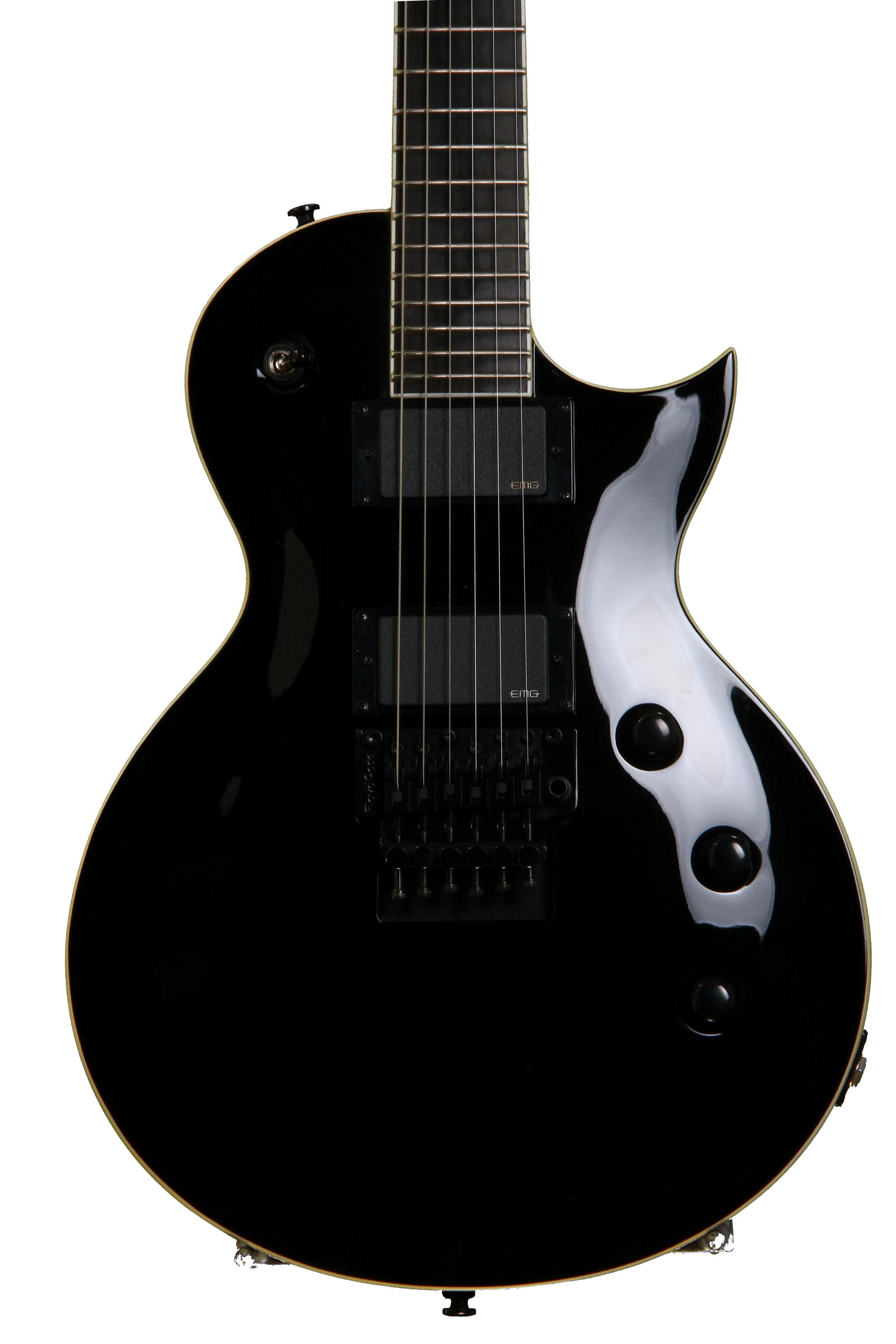 Kramer Assault 220 Plus with Floyd Rose - Black with Red Binding