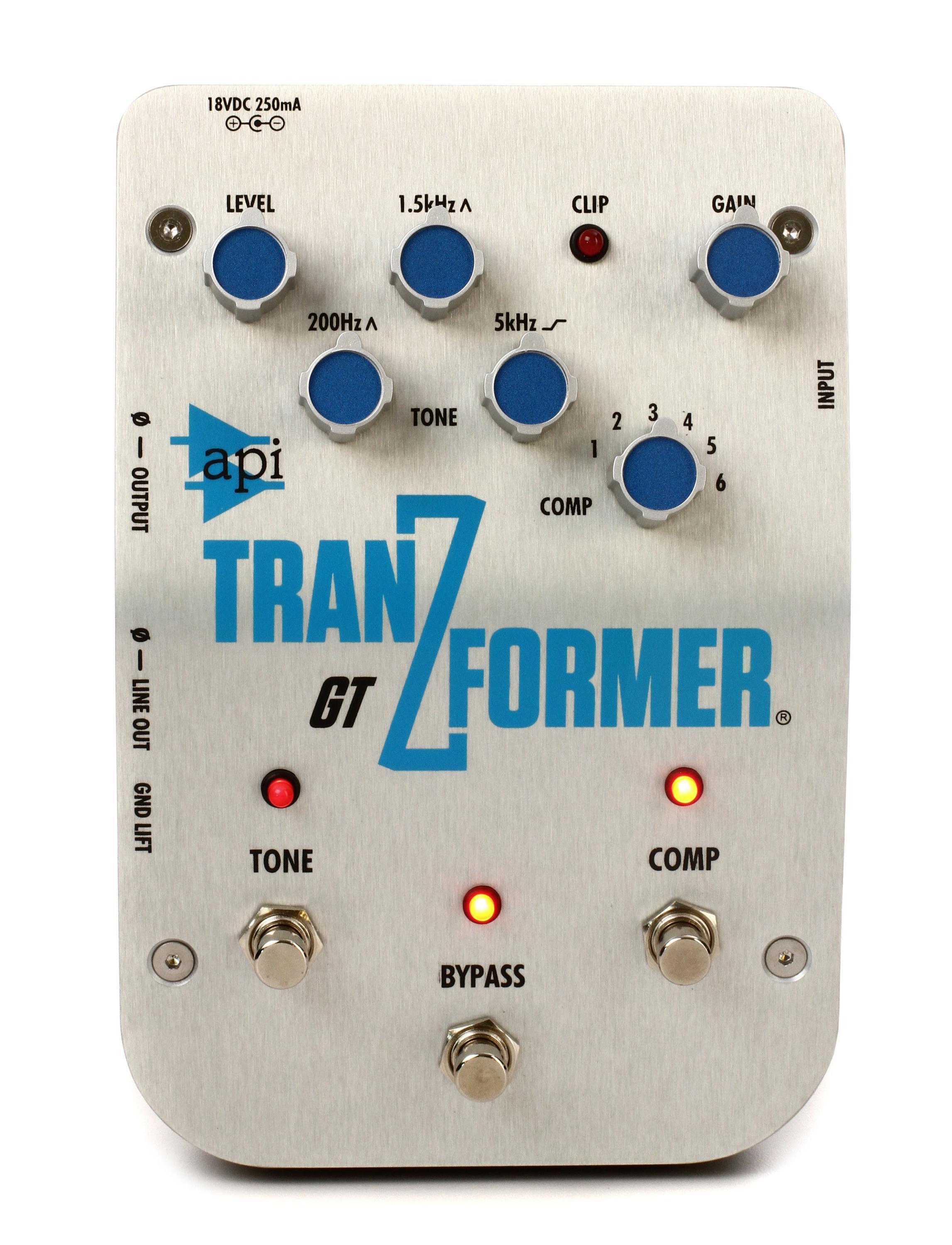 API TranZformer GT Transformer / Compressor / EQ Pedal | Sweetwater