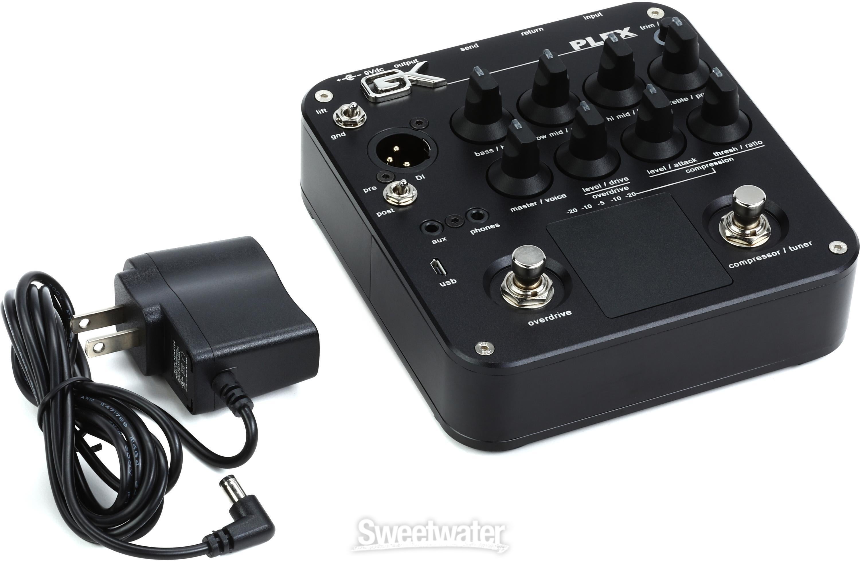 Gallien-Krueger PLEX Bass Preamp Pedal | Sweetwater