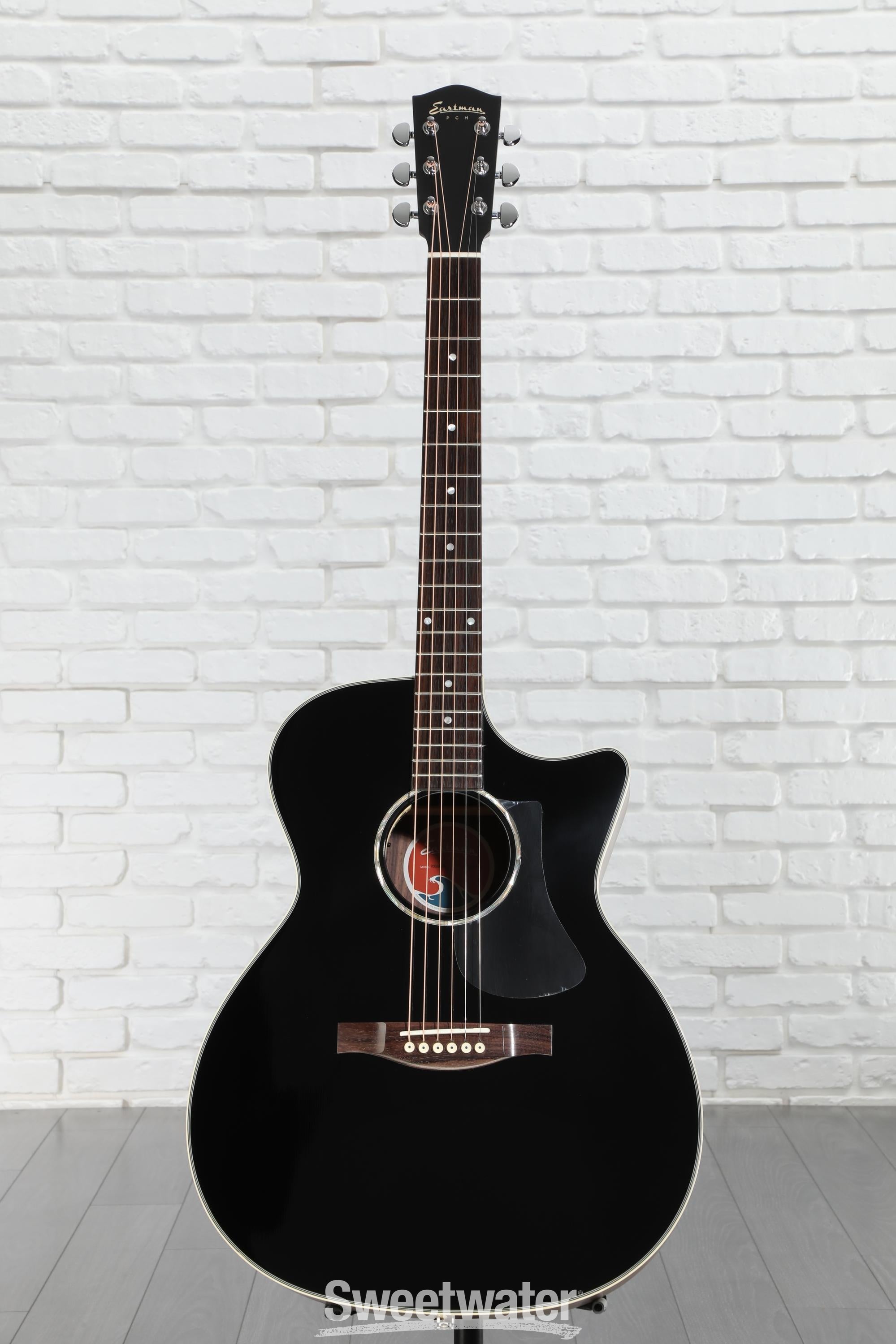 Eastman Guitars PCH2-GACE Acoustic-electric Guitar - Black