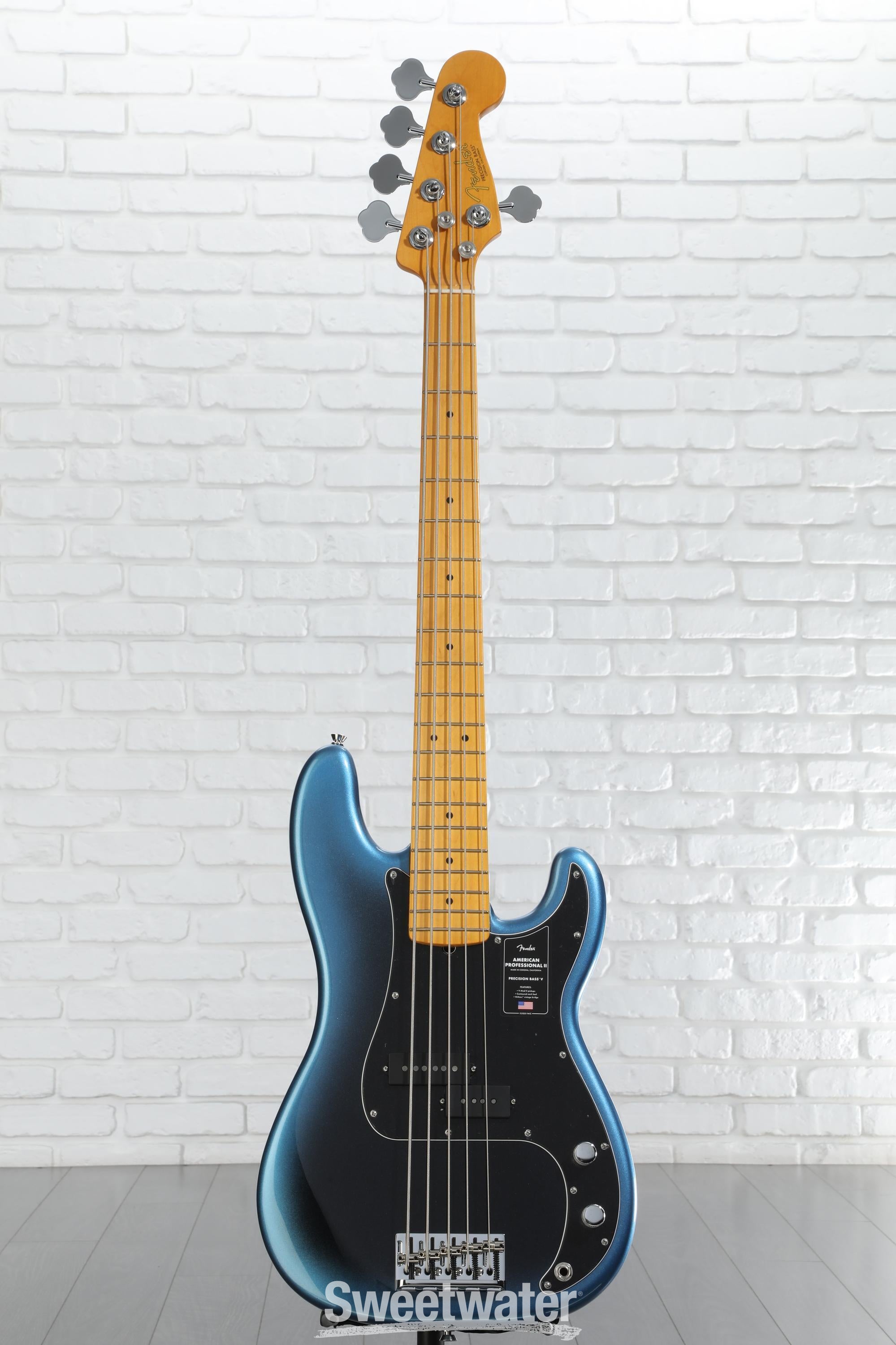 ベース Fender USA ProfessionalII PrecisionBassV Fender American Professional II Precision Bass V - Dark