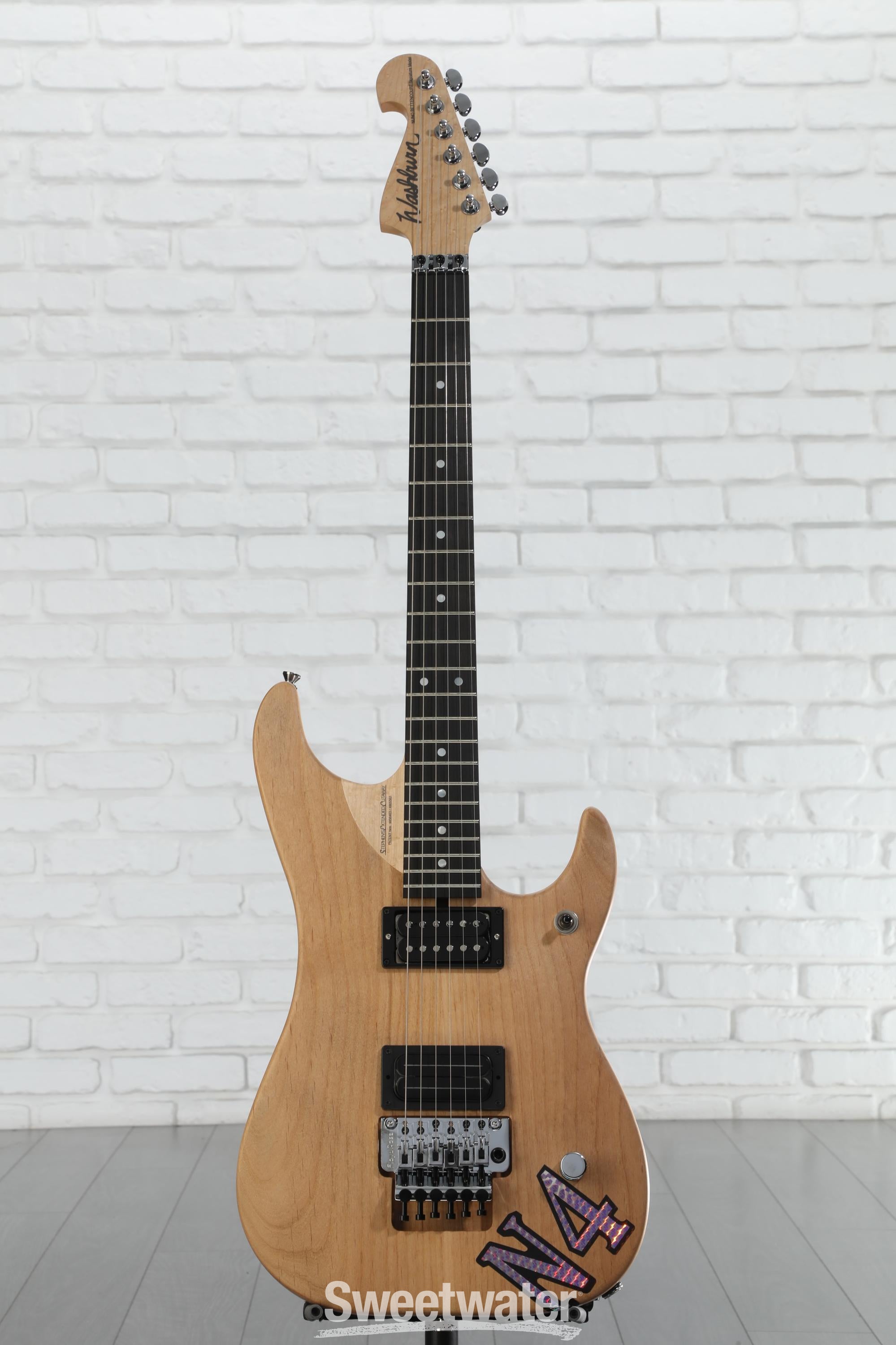 ギター Washburn - N4 USA Washburn Nuno Bettencourt N4 Authentic Signature Electric