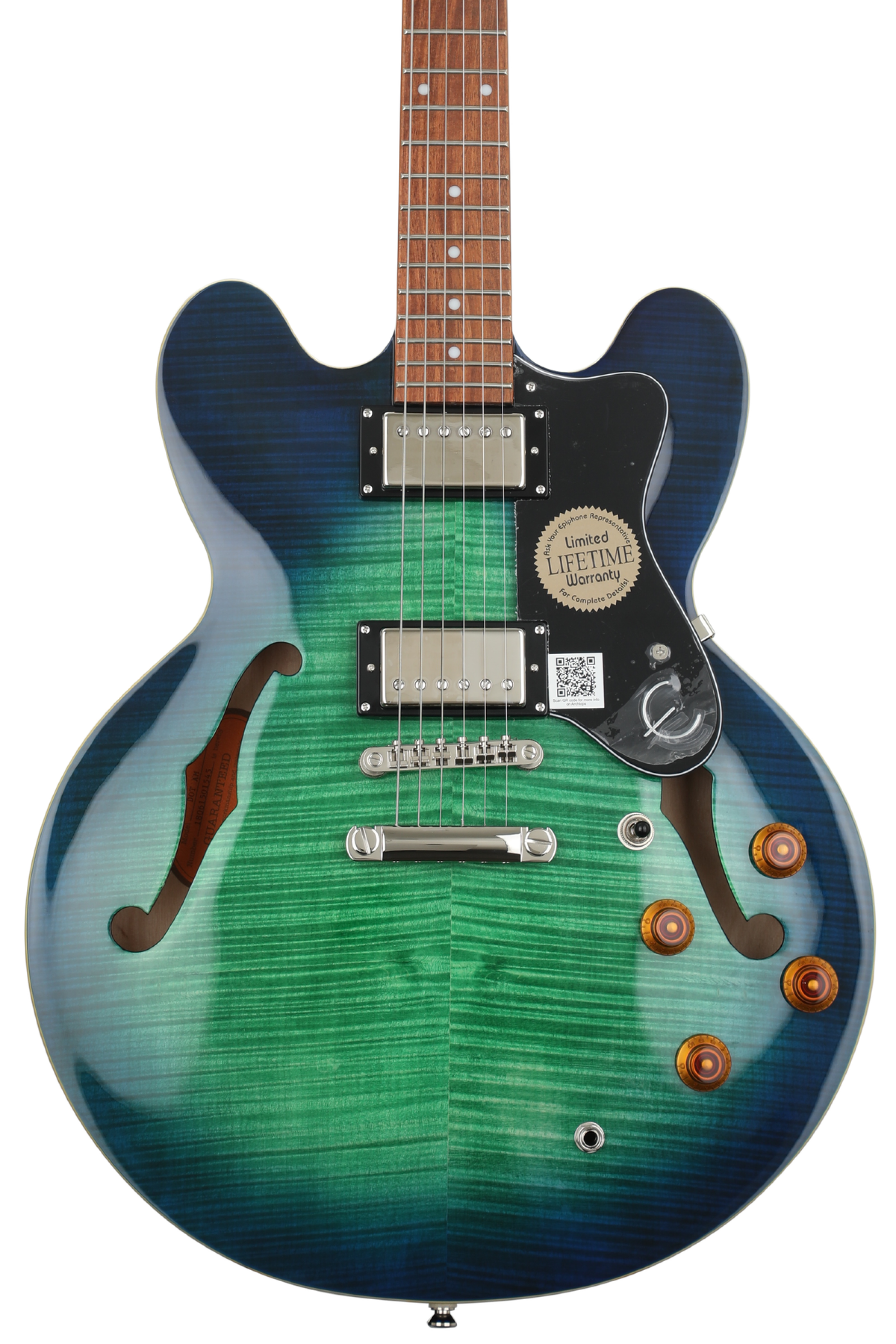 Epiphone Dot Deluxe Semi-Hollow Electric Guitar - Aquamarine Epiphone Dot Deluxe Semi-Hollow Electric Guitar - Aquamarine