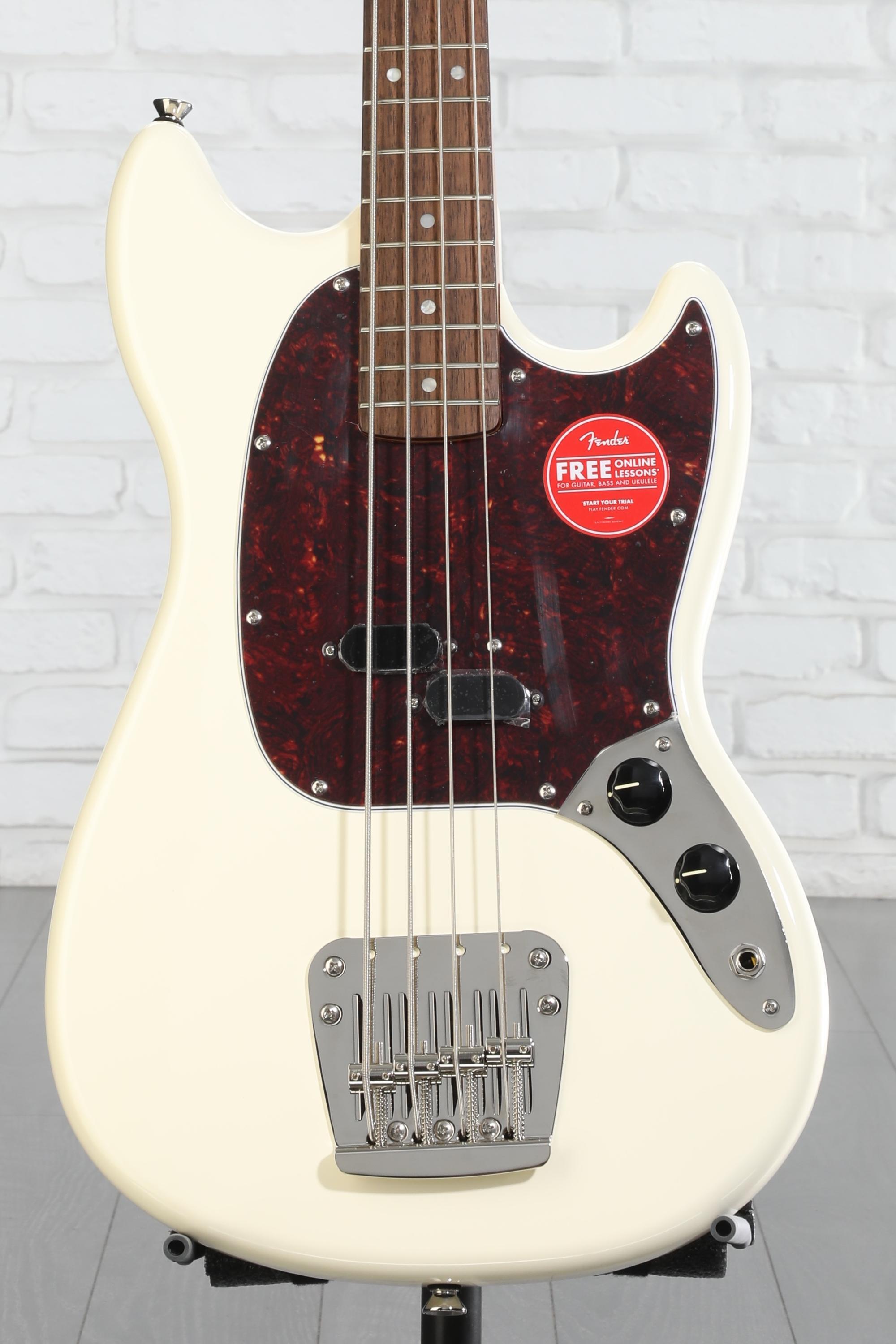 Squier Classic Vibe '60s Mustang Bass - Olympic White | Sweetwater