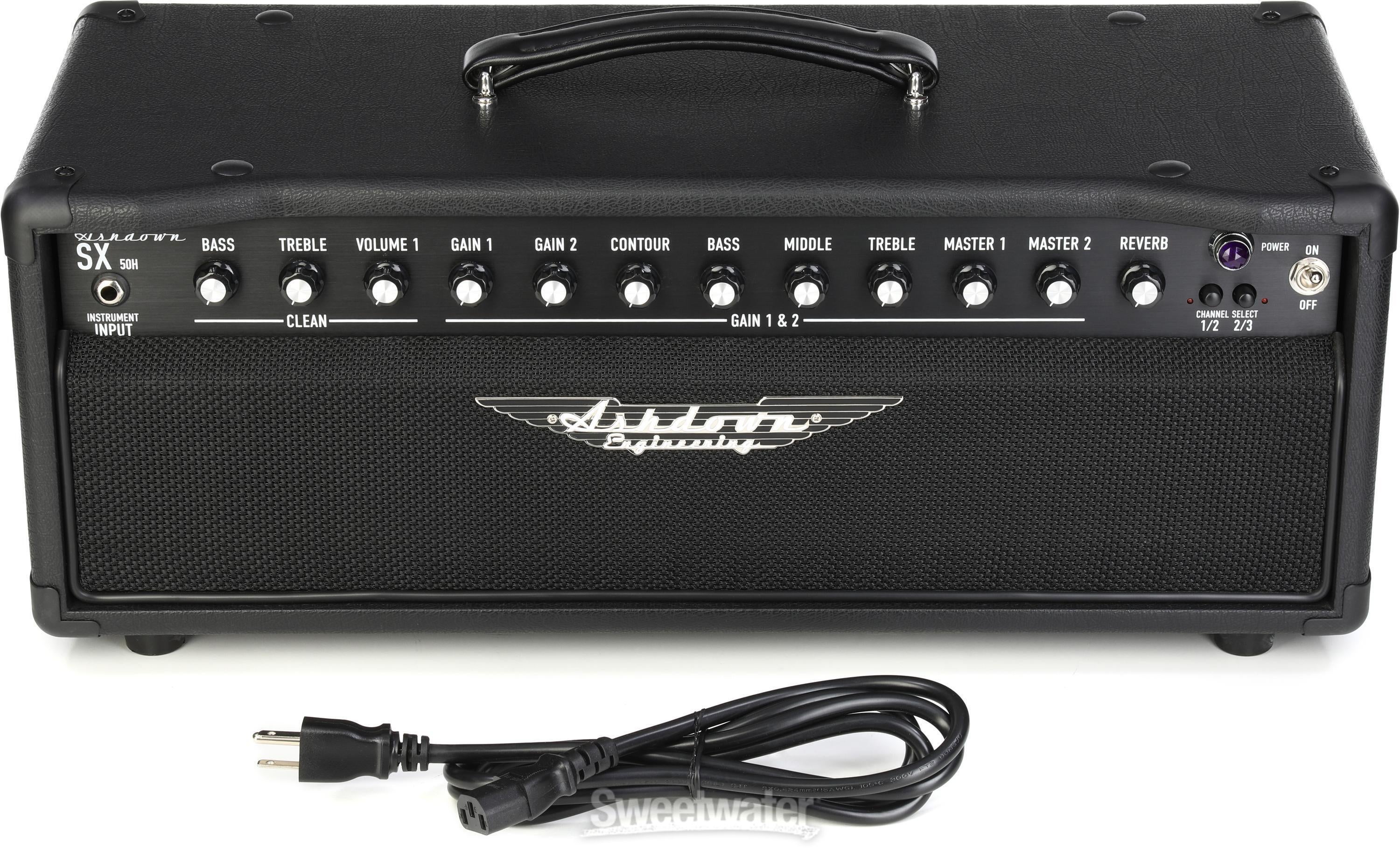 Ashdown SX-50H 50-watt Guitar Tube Amp Head - Black Tolex/Black