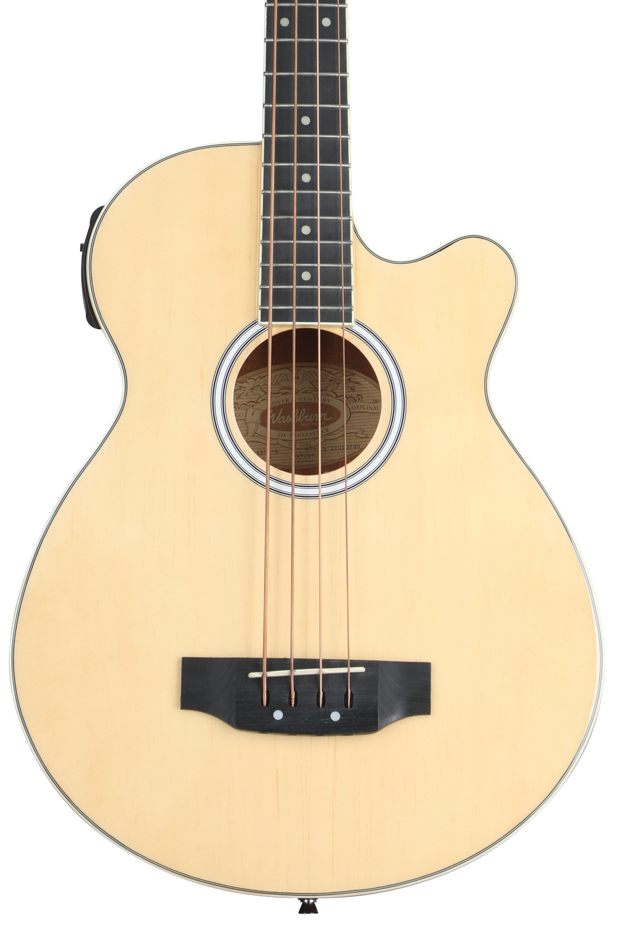 Washburn AB5K-A Acoustic-electric Bass Guitar - Natural