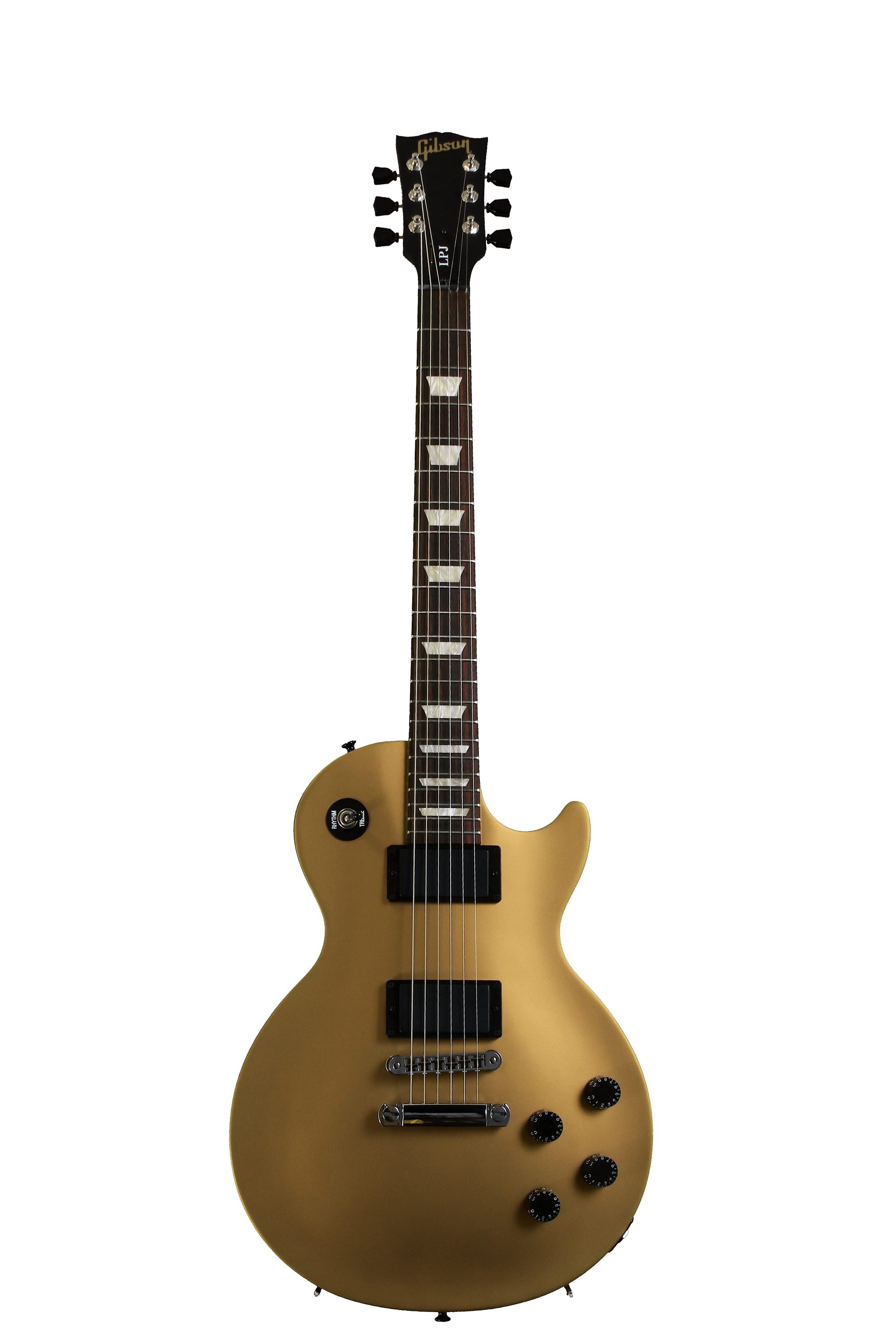 Gibson Les Paul LPJ - Rubbed Goldtop dark back Satin