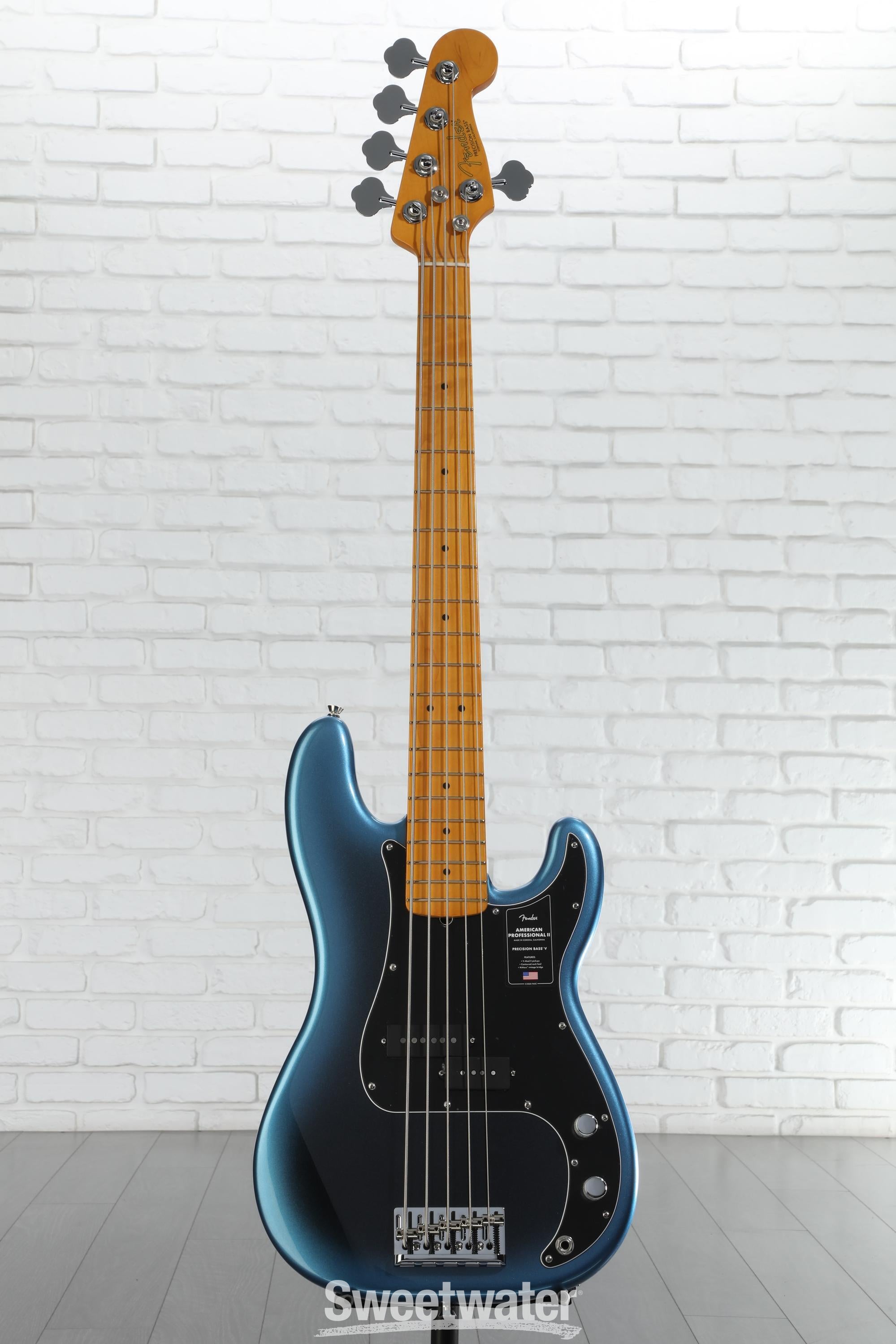 ベース Fender USA ProfessionalII PrecisionBassV Fender American Professional II Precision Bass V - Dark