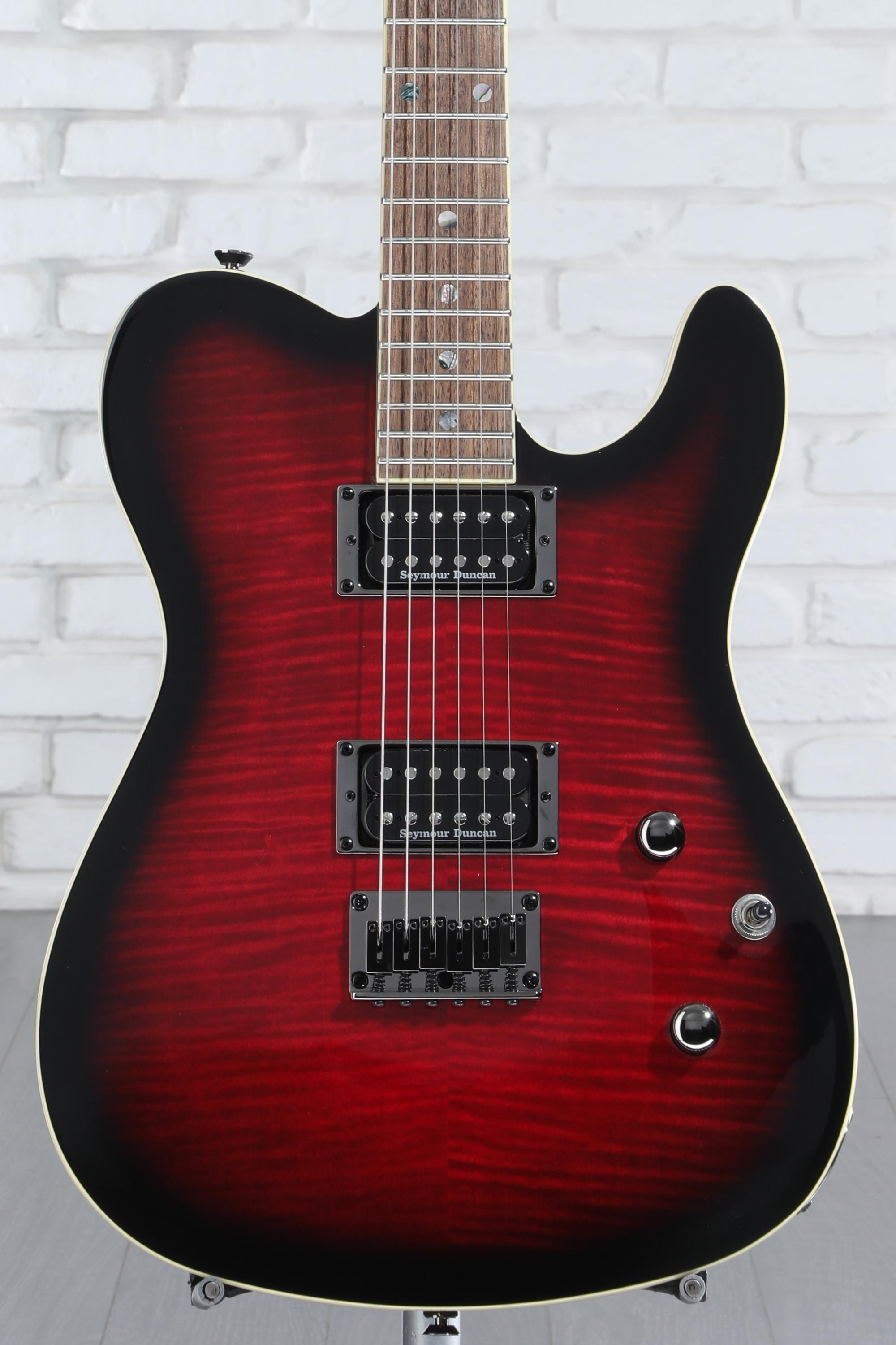 Fender Special Edition Custom Telecaster FMT HH - Black Cherry Burst