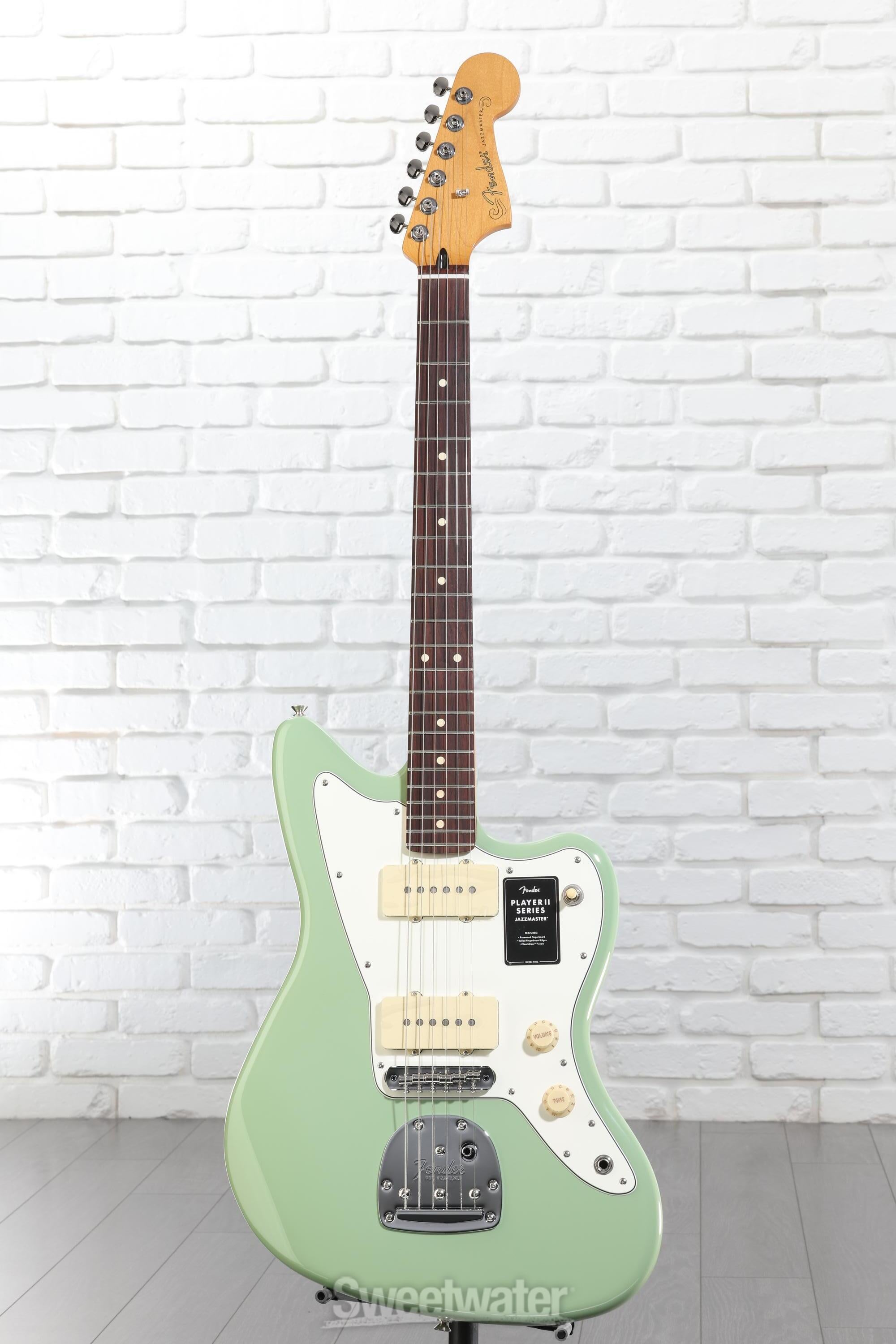 Fender Player II Jazzmaster Electric Guitar - Birch Green | Sweetwater
