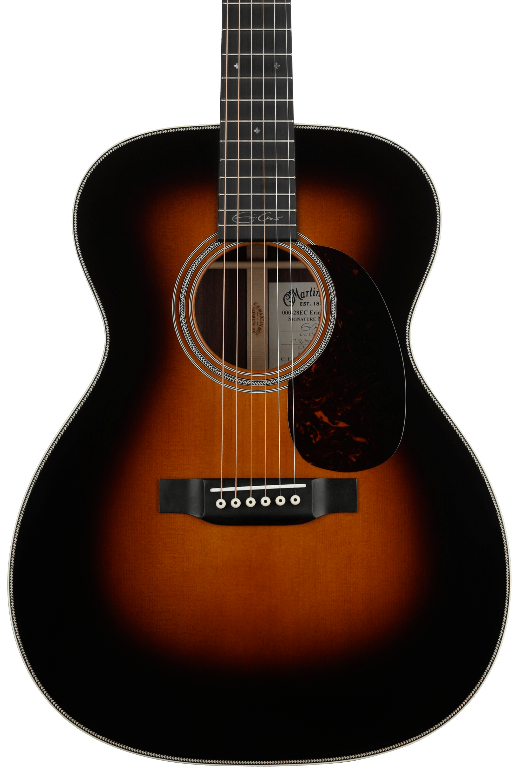 Martin 000-28EC Eric Clapton Acoustic Guitar - Vintage Sunburst